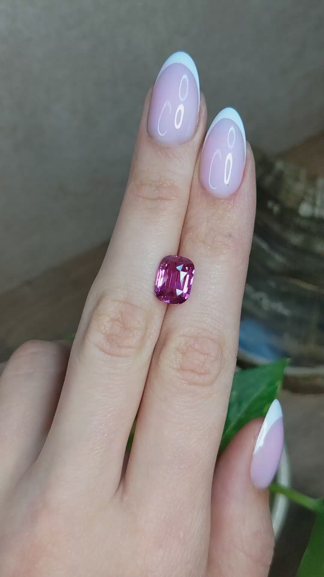 5.01 Ct. Purplish Pink Sapphire from Madagascar Size Video