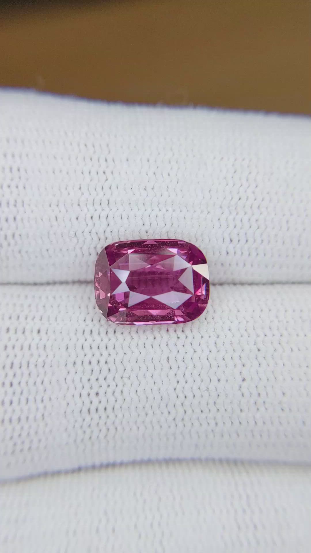 5.01 Ct. Purplish Pink Sapphire from Madagascar Size Video