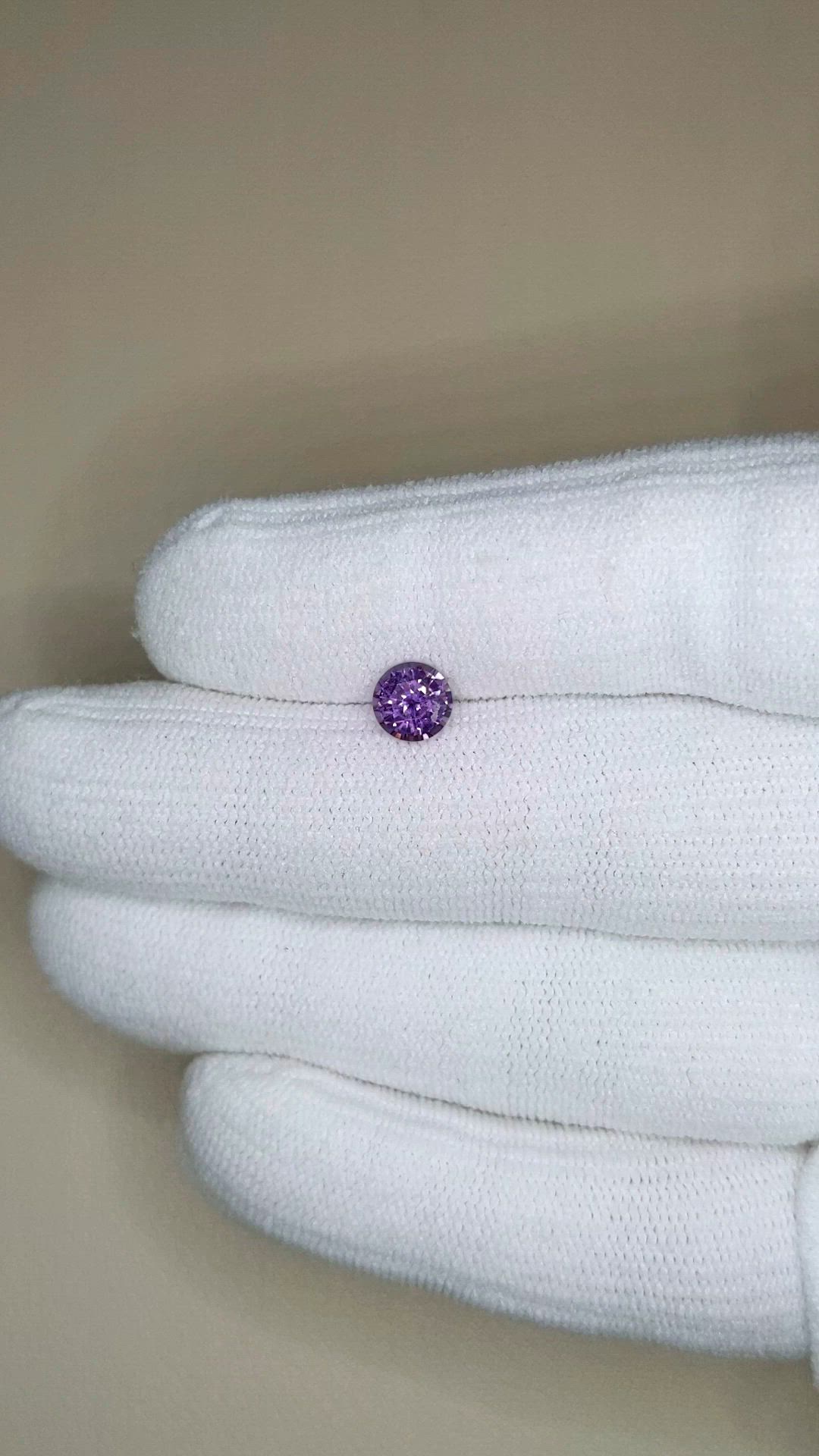 1.10 Ct. Purple Sapphire from Ceylon (Sri Lanka) Size Video