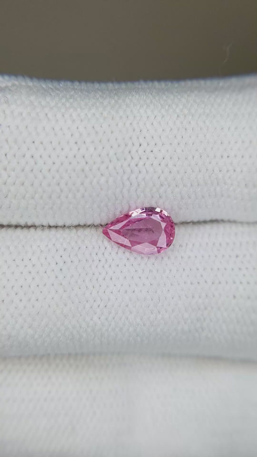 0.75 Ct. Pink Sapphire from Ceylon (Sri Lanka) Size Video