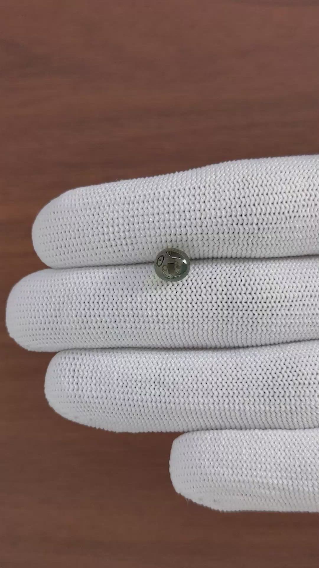 2.88 Ct. Green Star Sapphire from Ceylon (Sri Lanka) Size Video