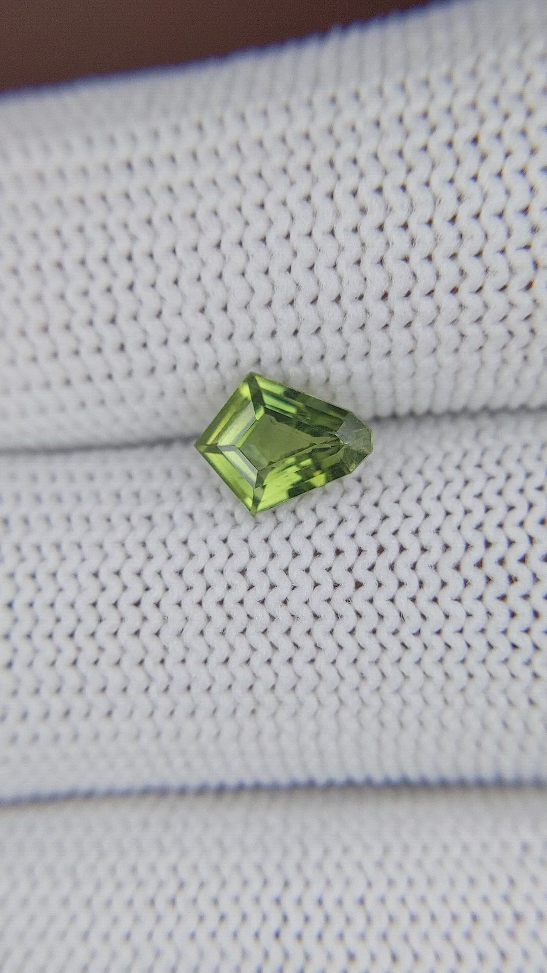 1.04 Ct. Yellowish Green Sapphire from Madagascar Size Video