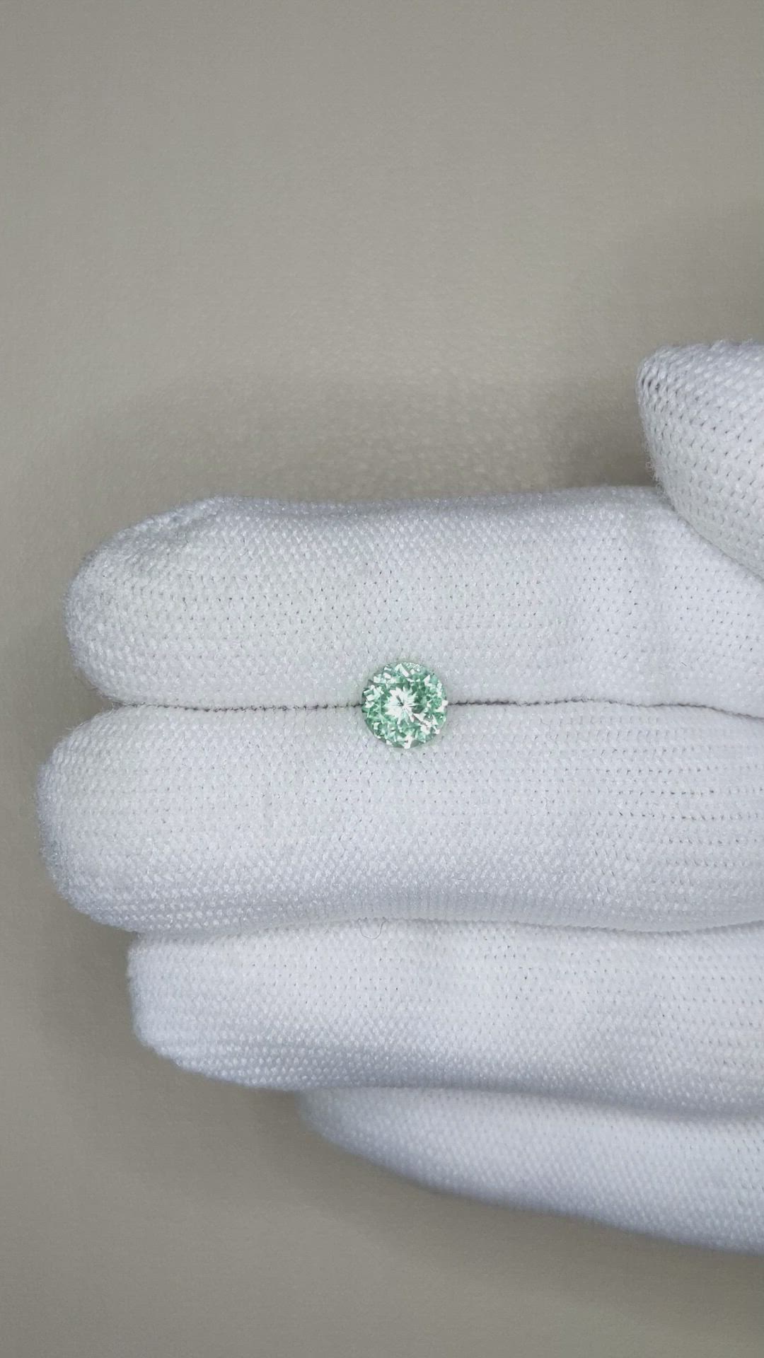 1.15 Ct. Green Sapphire from Montana Size Video