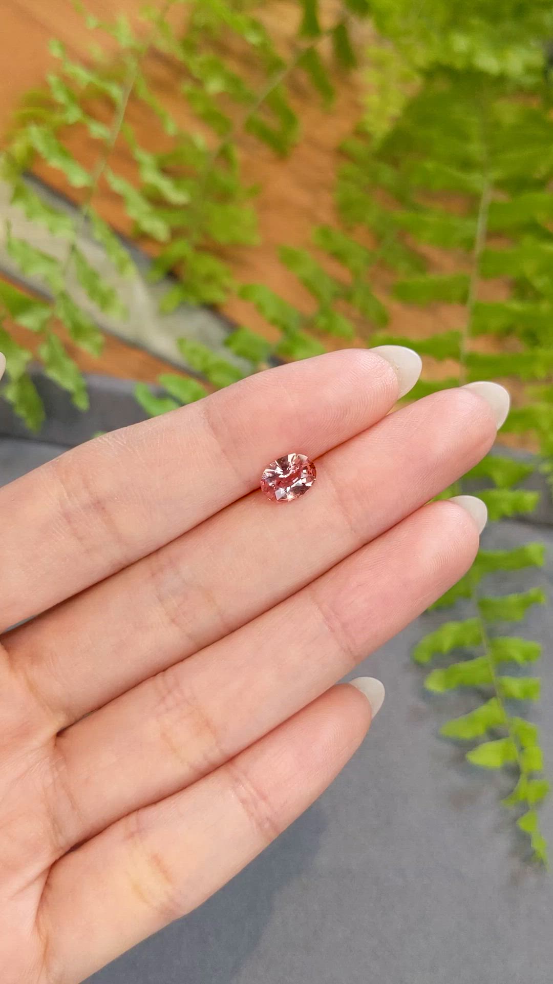 1.29 Ct. Padparadscha Sapphire from Madagascar Size Video