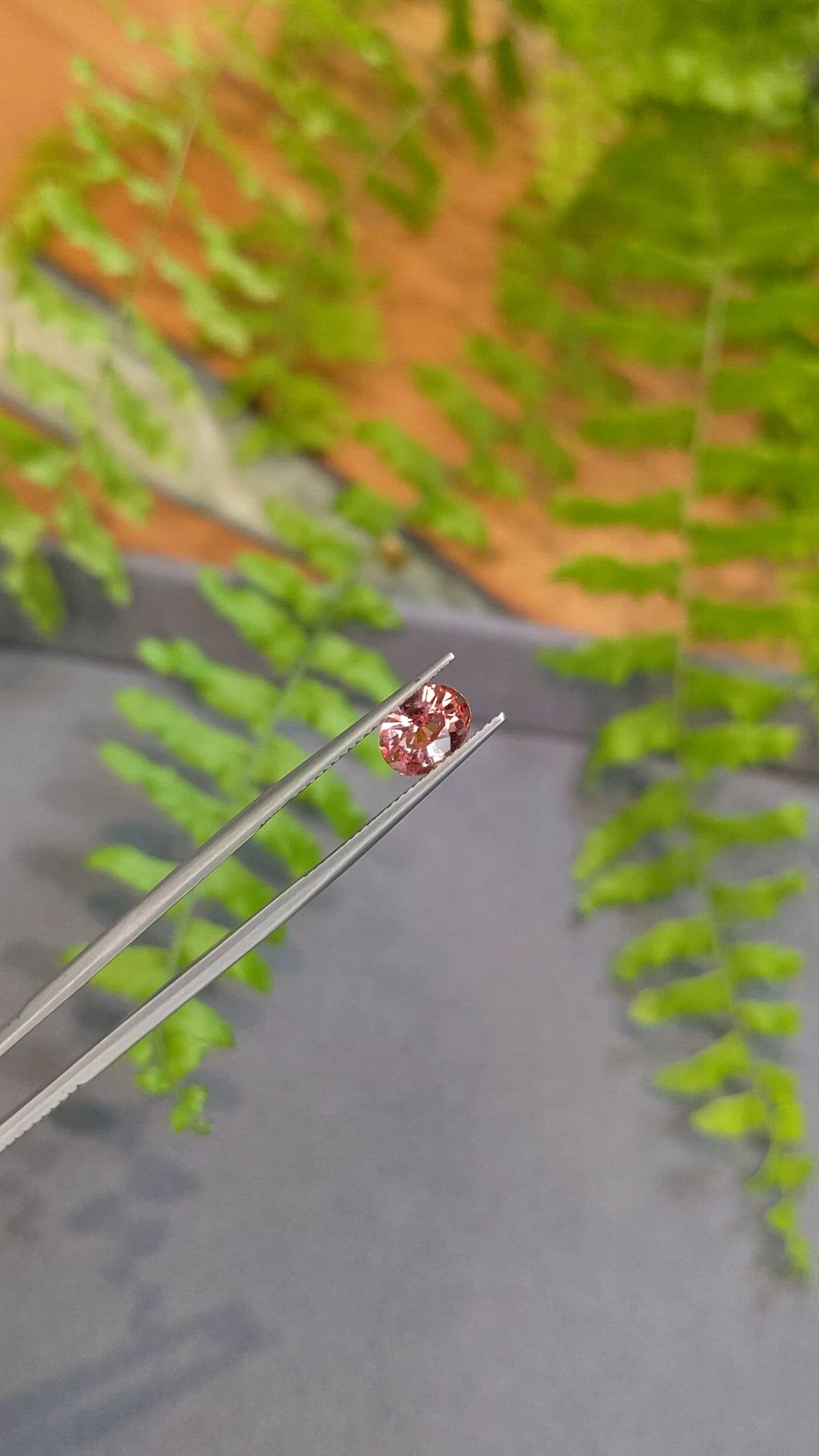1.29 Ct. Padparadscha Sapphire from Madagascar Size Video