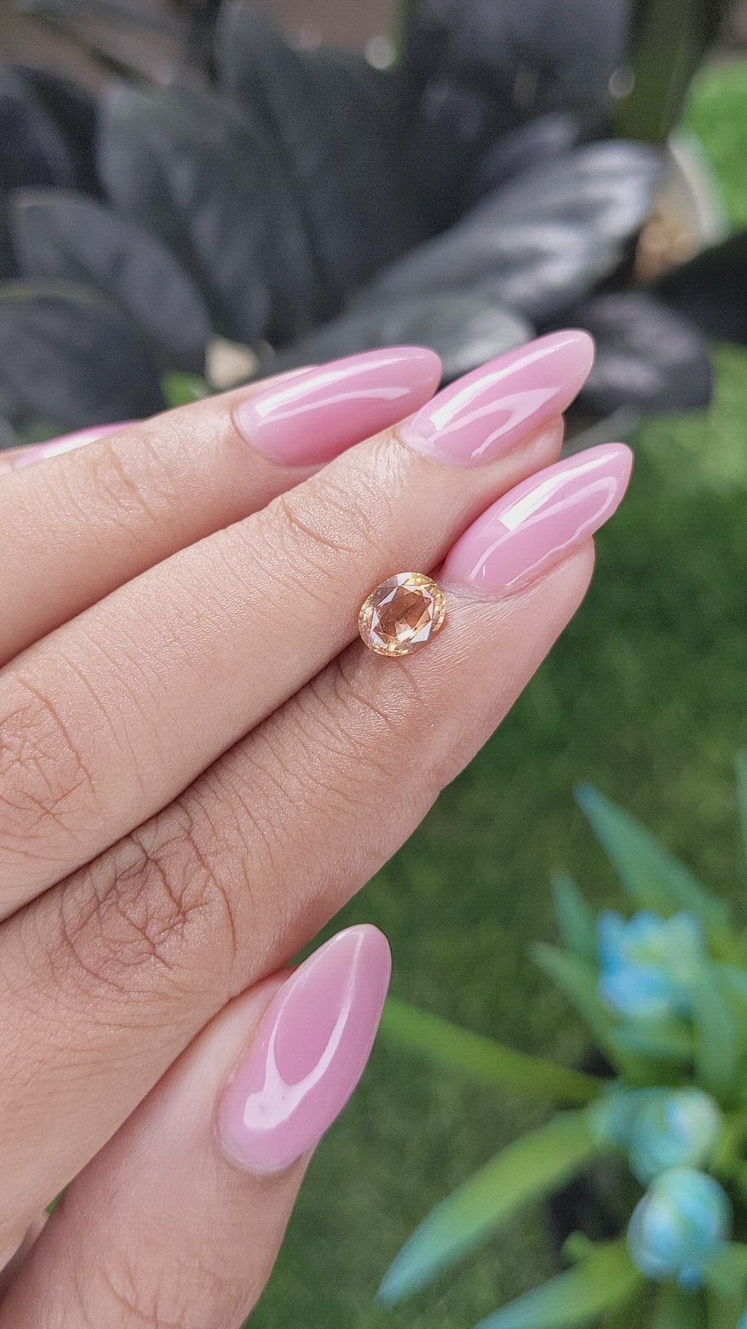1.04 Ct. Padparadscha Sapphire from Tanzania Size Video