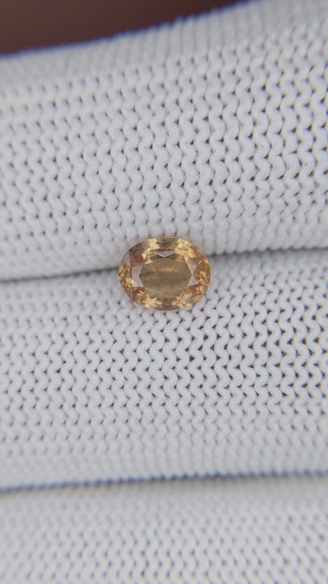 1.04 Ct. Padparadscha Sapphire from Tanzania Size Video
