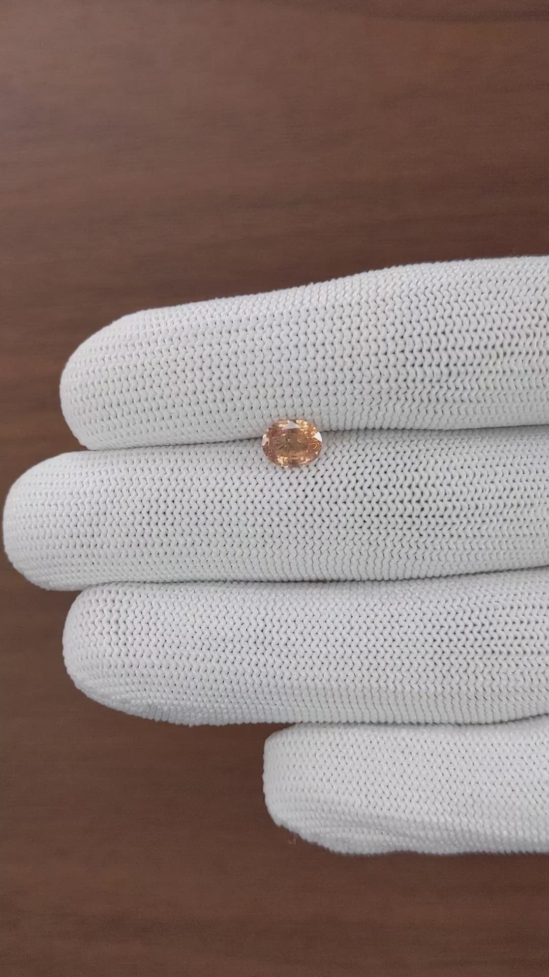 1.04 Ct. Padparadscha Sapphire from Tanzania Size Video