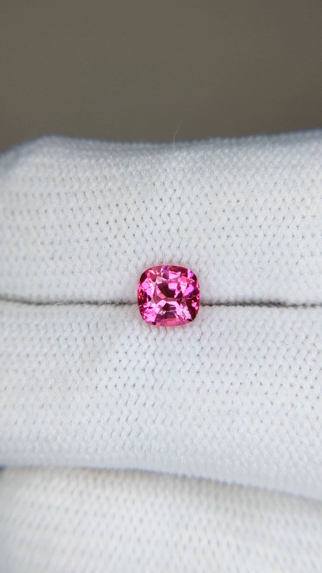 0.96 Ct. Pink Sapphire from Mozambique Size Video