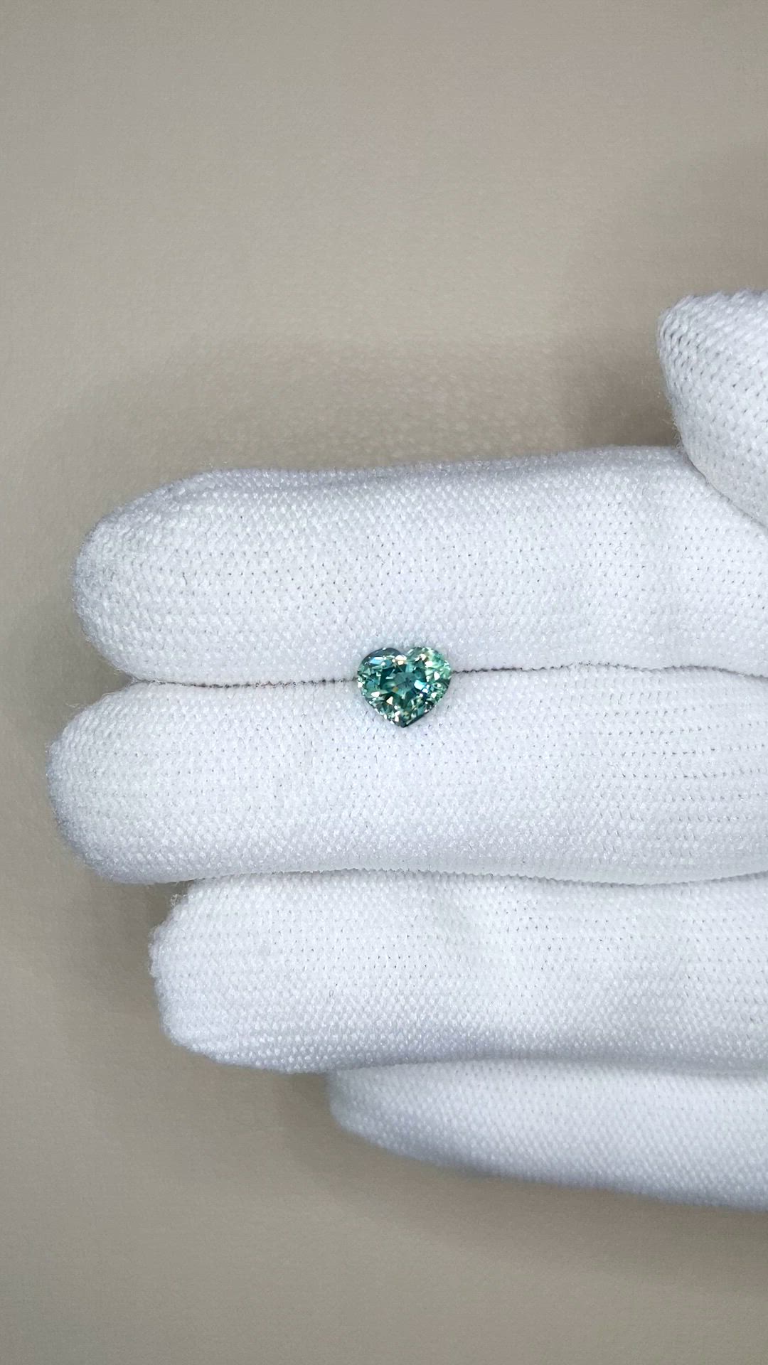 1.43 Ct. Bluish Green Sapphire from Montana Size Video