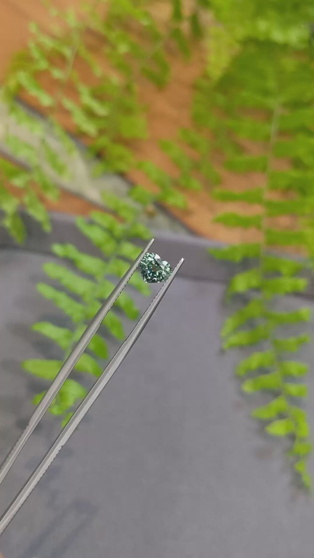 1.43 Ct. Bluish Green Sapphire from Montana Size Video