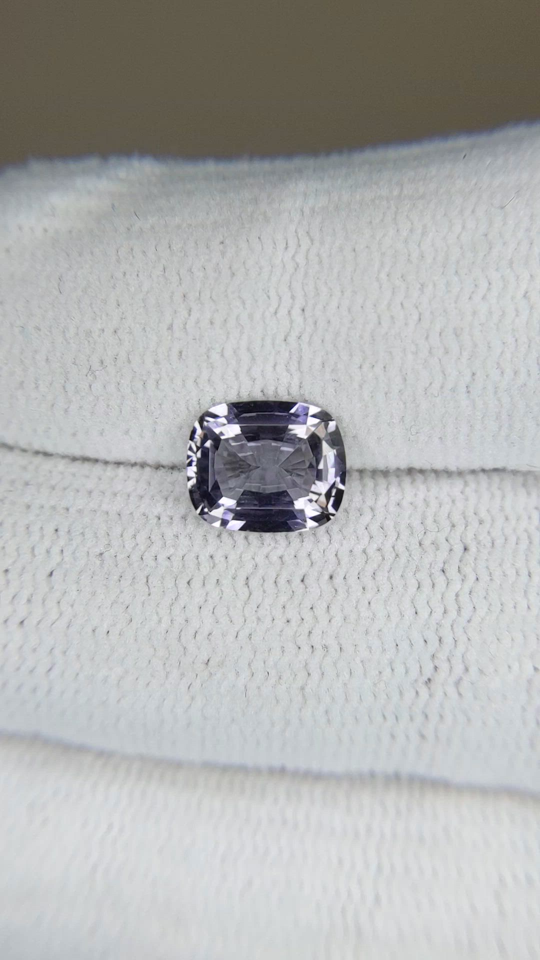 2.04 Ct. Purple Sapphire from Ceylon (Sri Lanka) Size Video