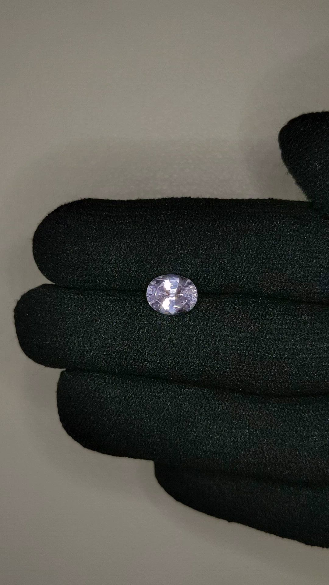 1.66 Ct. Purple Sapphire from Ceylon (Sri Lanka) Size Video