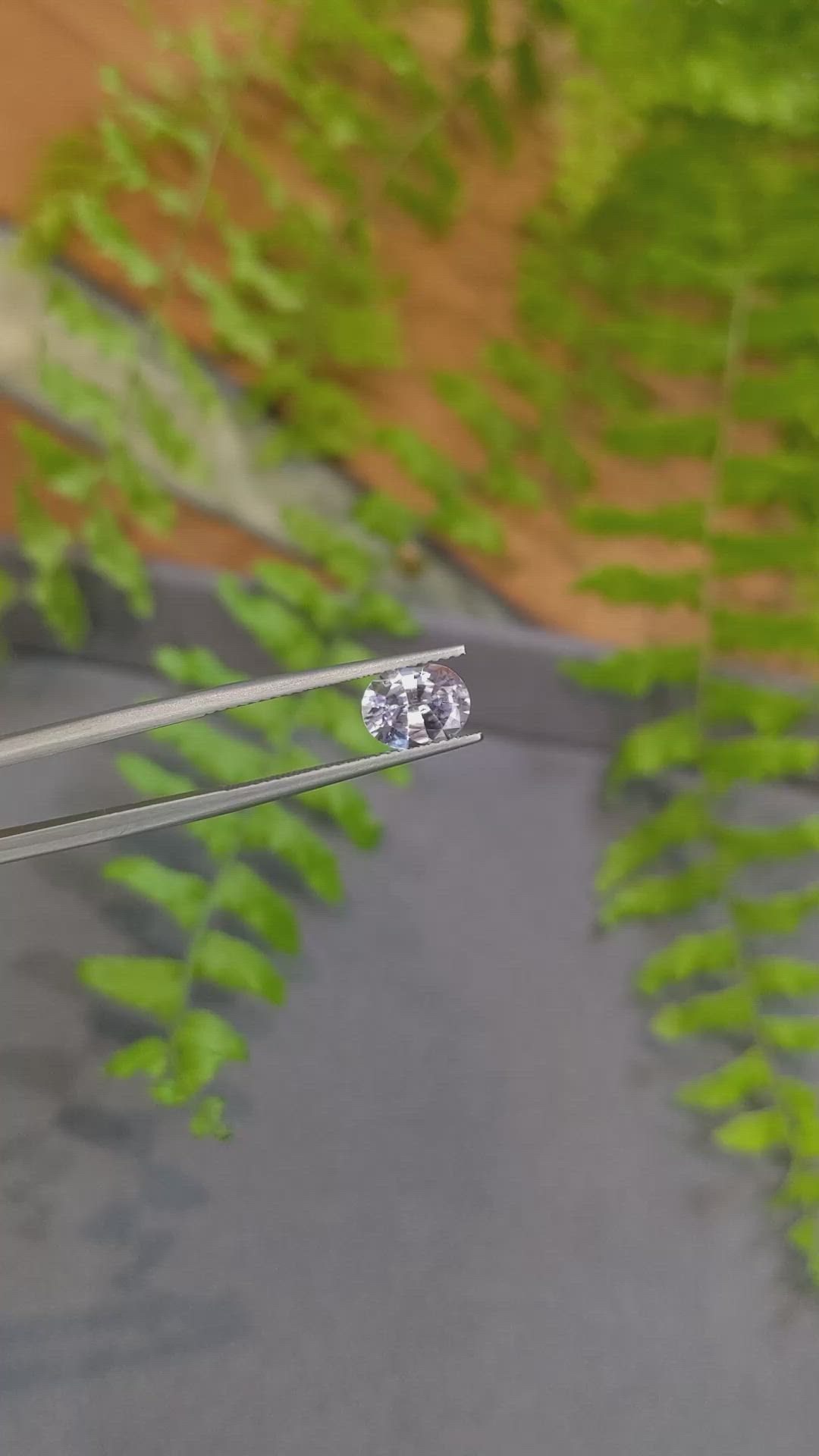 1.66 Ct. Purple Sapphire from Ceylon (Sri Lanka) Size Video