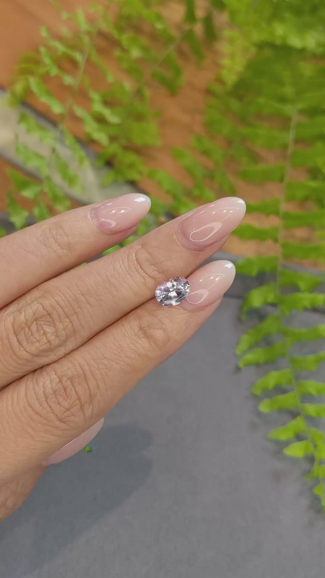 1.66 Ct. Purple Sapphire from Ceylon (Sri Lanka) Size Video