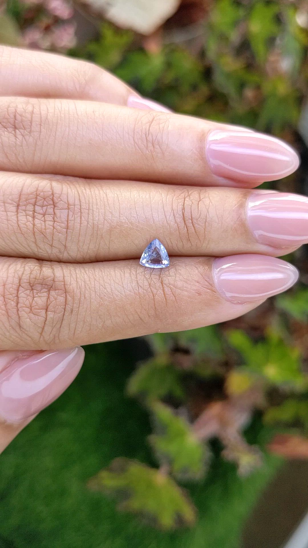 0.52 Ct. Blue Sapphire from Ceylon (Sri Lanka) Size Video