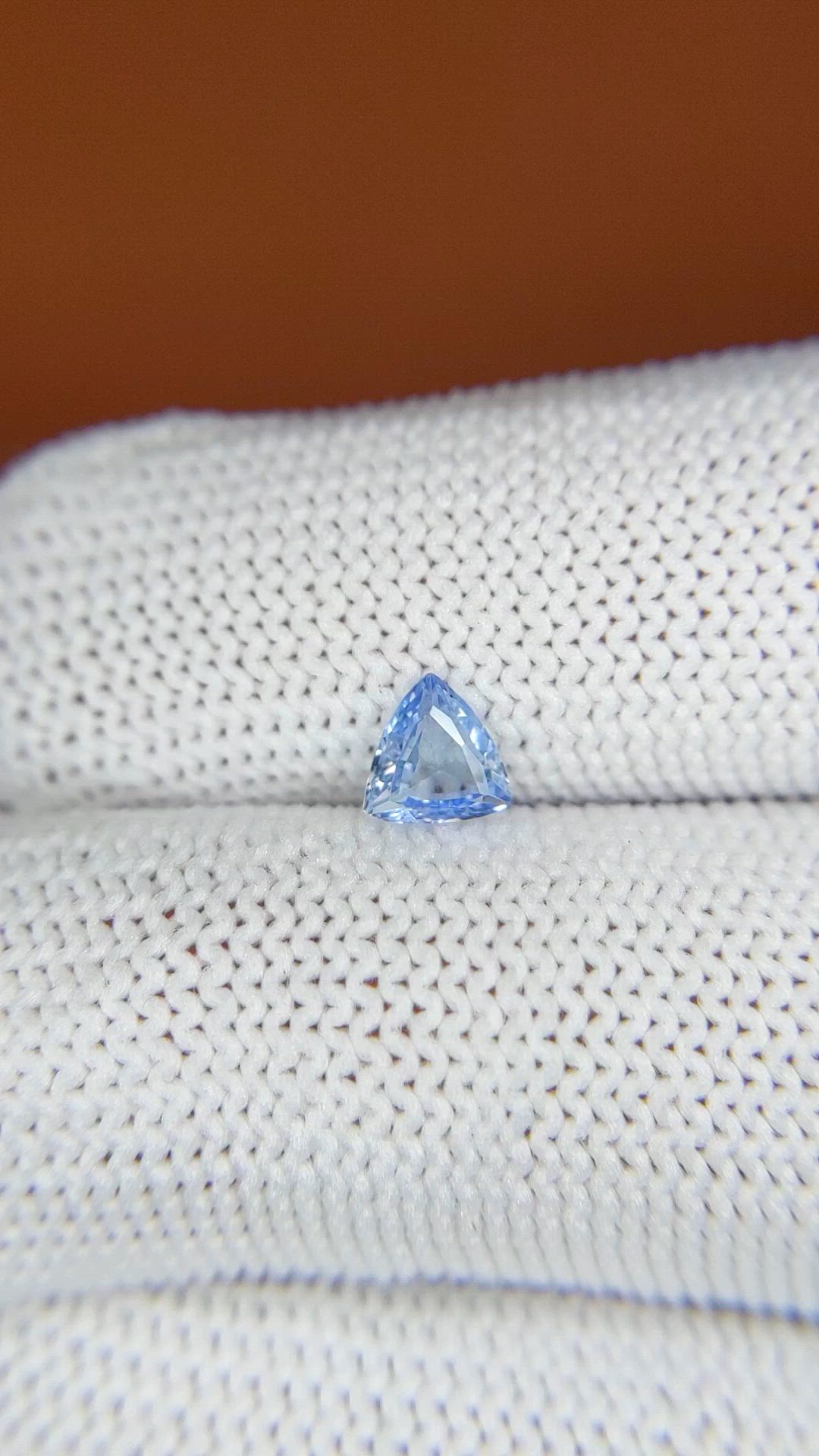 0.52 Ct. Blue Sapphire from Ceylon (Sri Lanka) Size Video