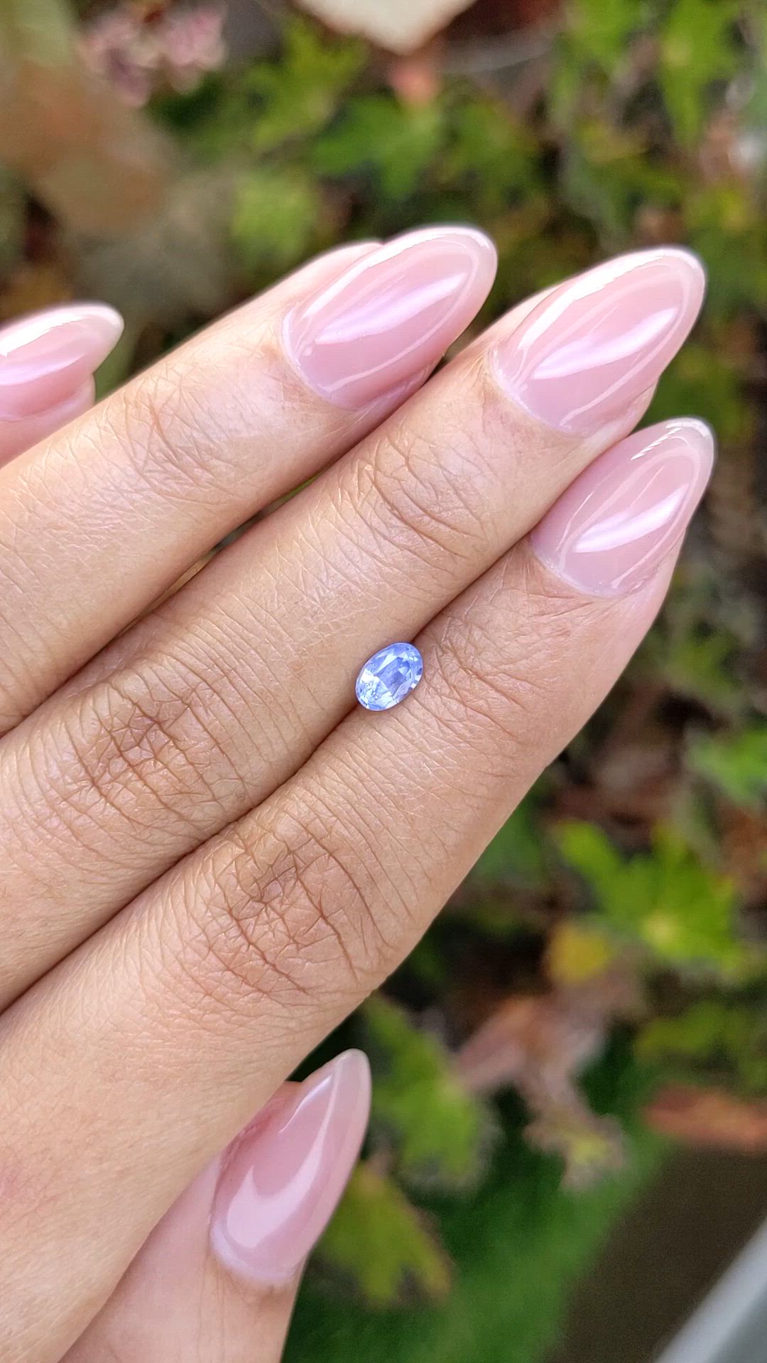 0.46 Ct. Blue Sapphire from Ceylon (Sri Lanka) Size Video