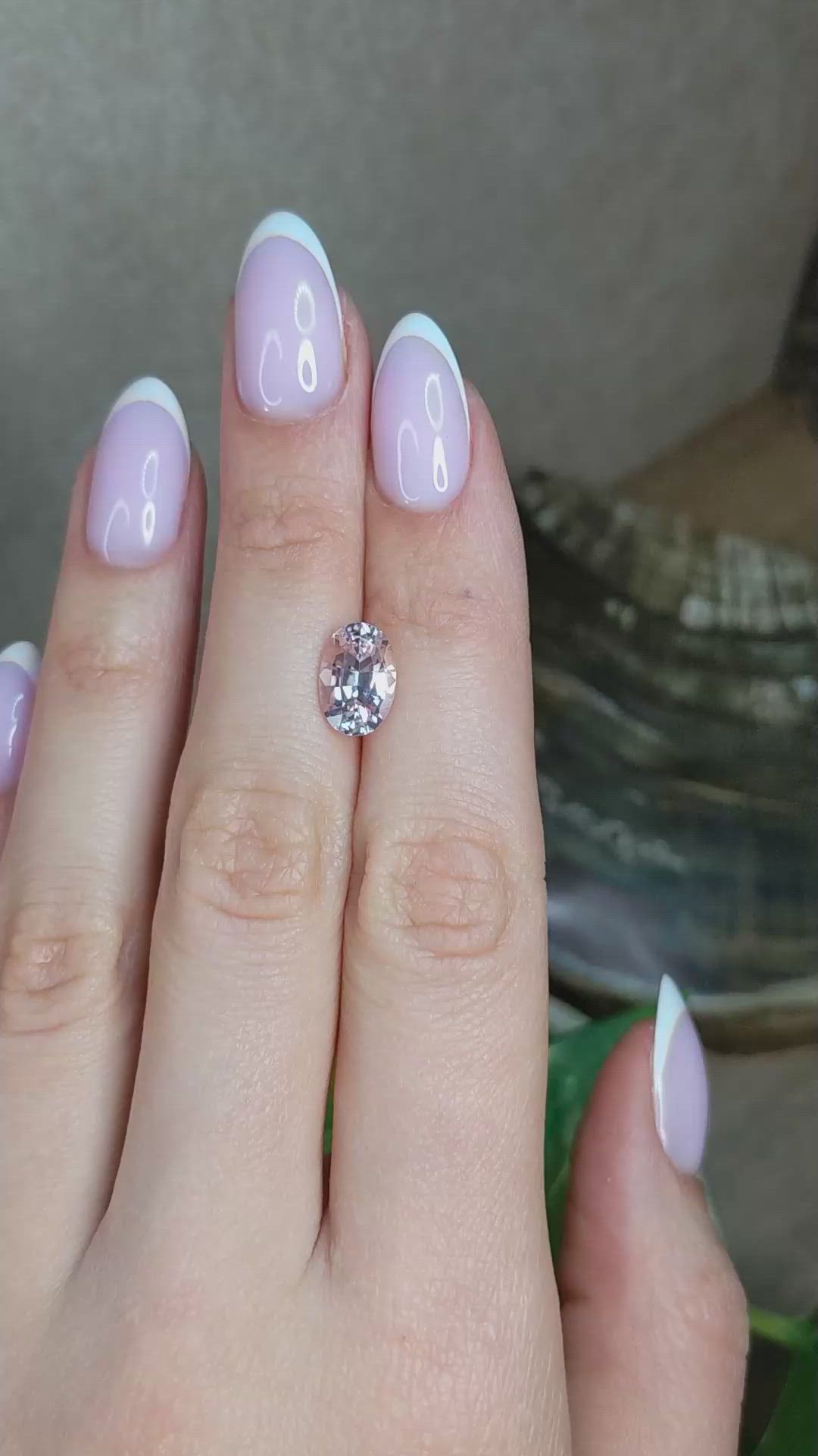 3.39 Ct. Pink Sapphire from Ceylon (Sri Lanka) Size Video