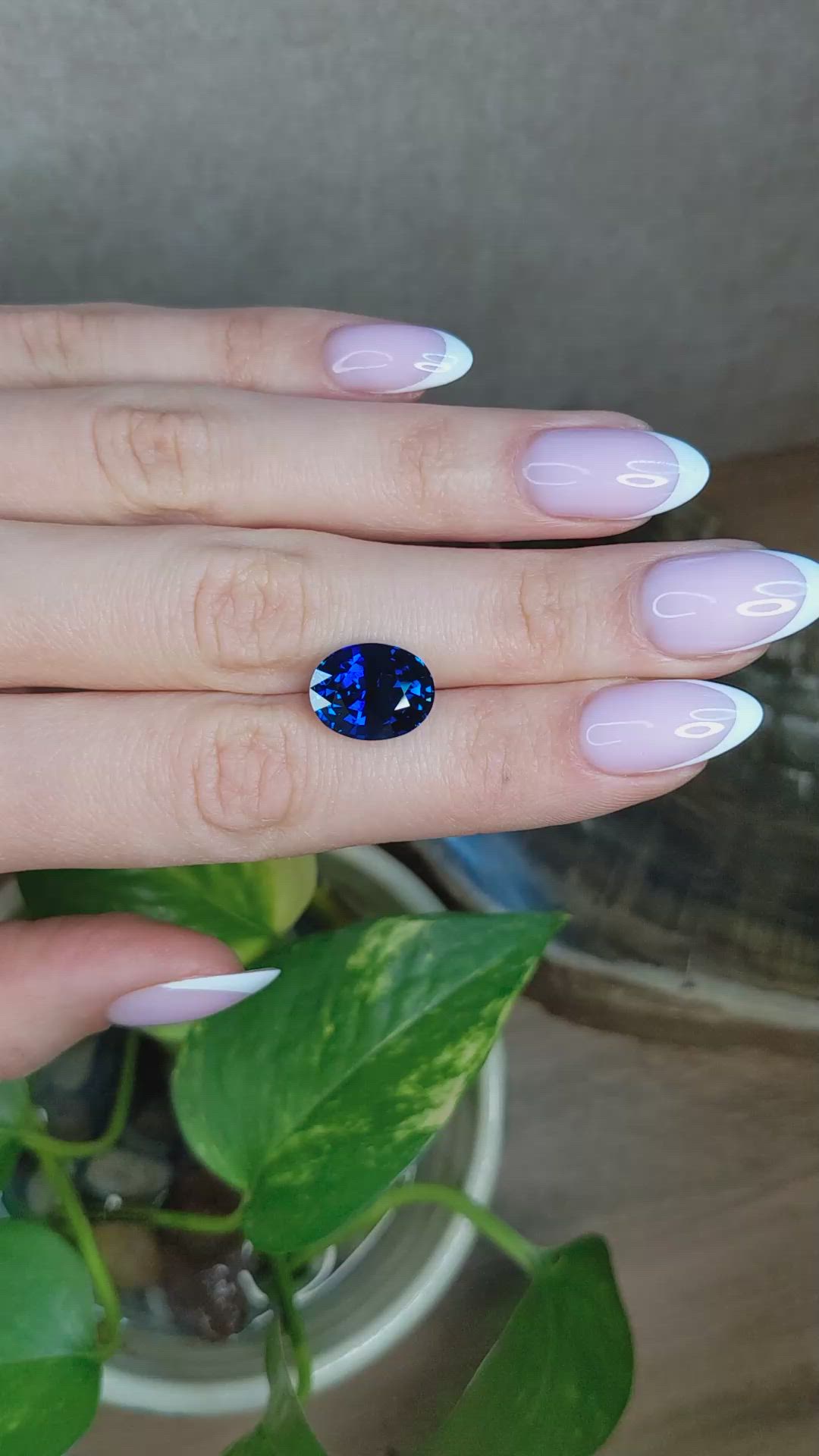 9.04 Ct. Blue Sapphire from Madagascar Size Video