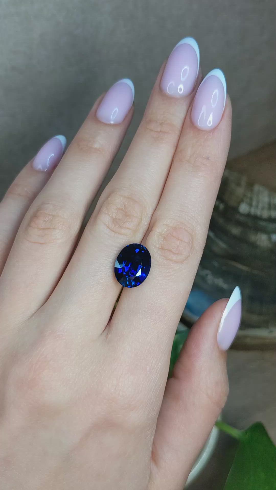 9.04 Ct. Blue Sapphire from Madagascar Size Video