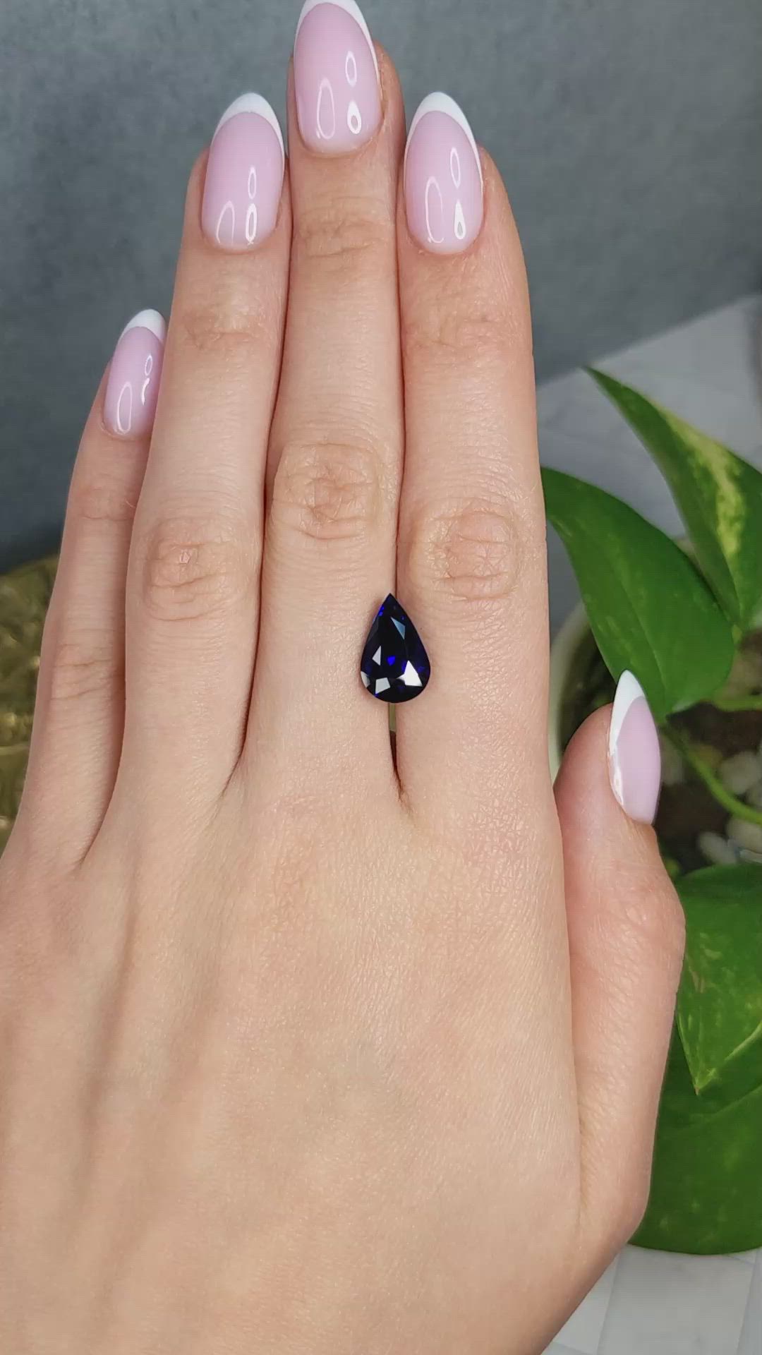 6.00 Ct. Blue Sapphire from Madagascar Size Video