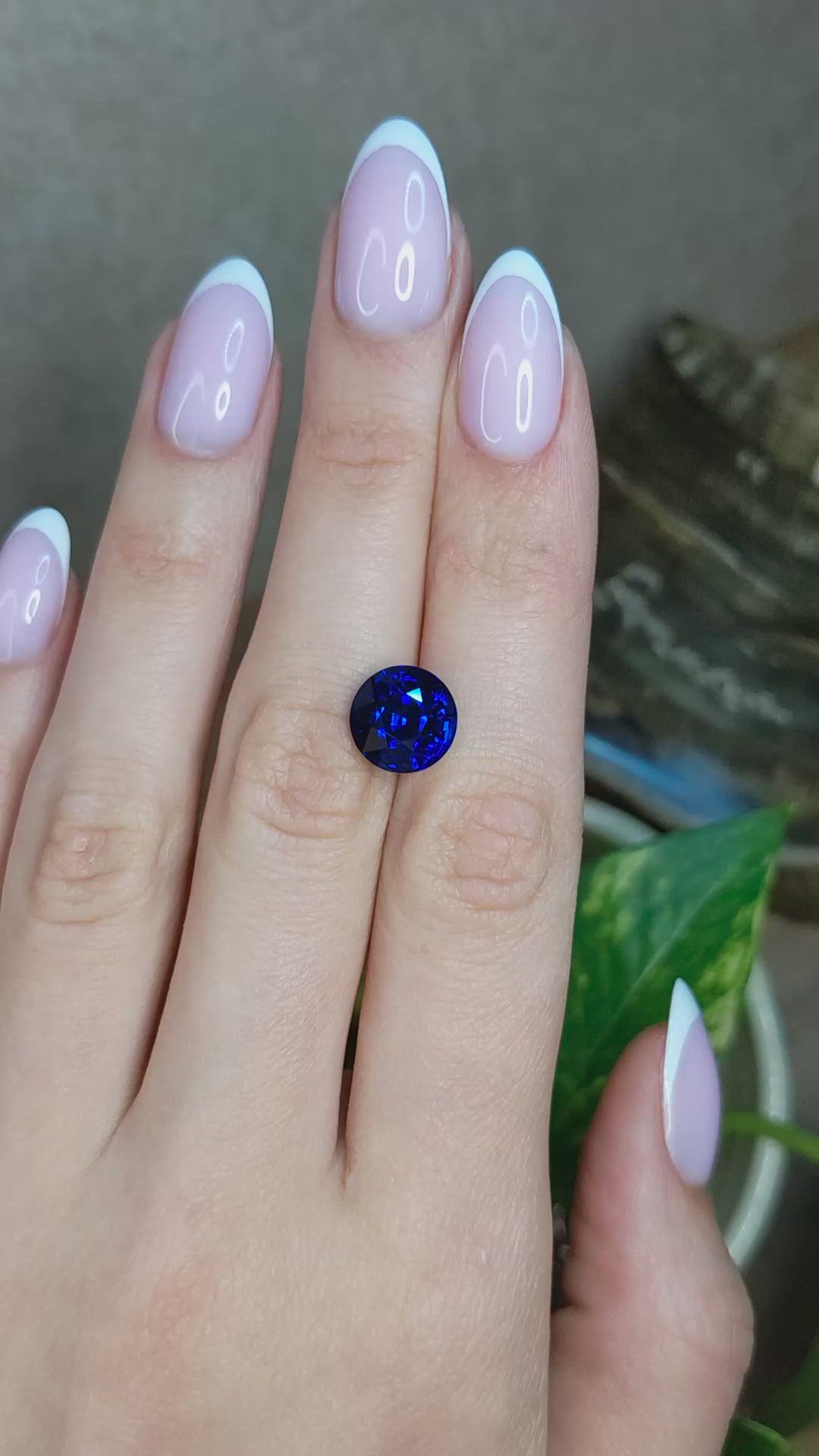 6.04 Ct. Blue Sapphire from Madagascar Size Video