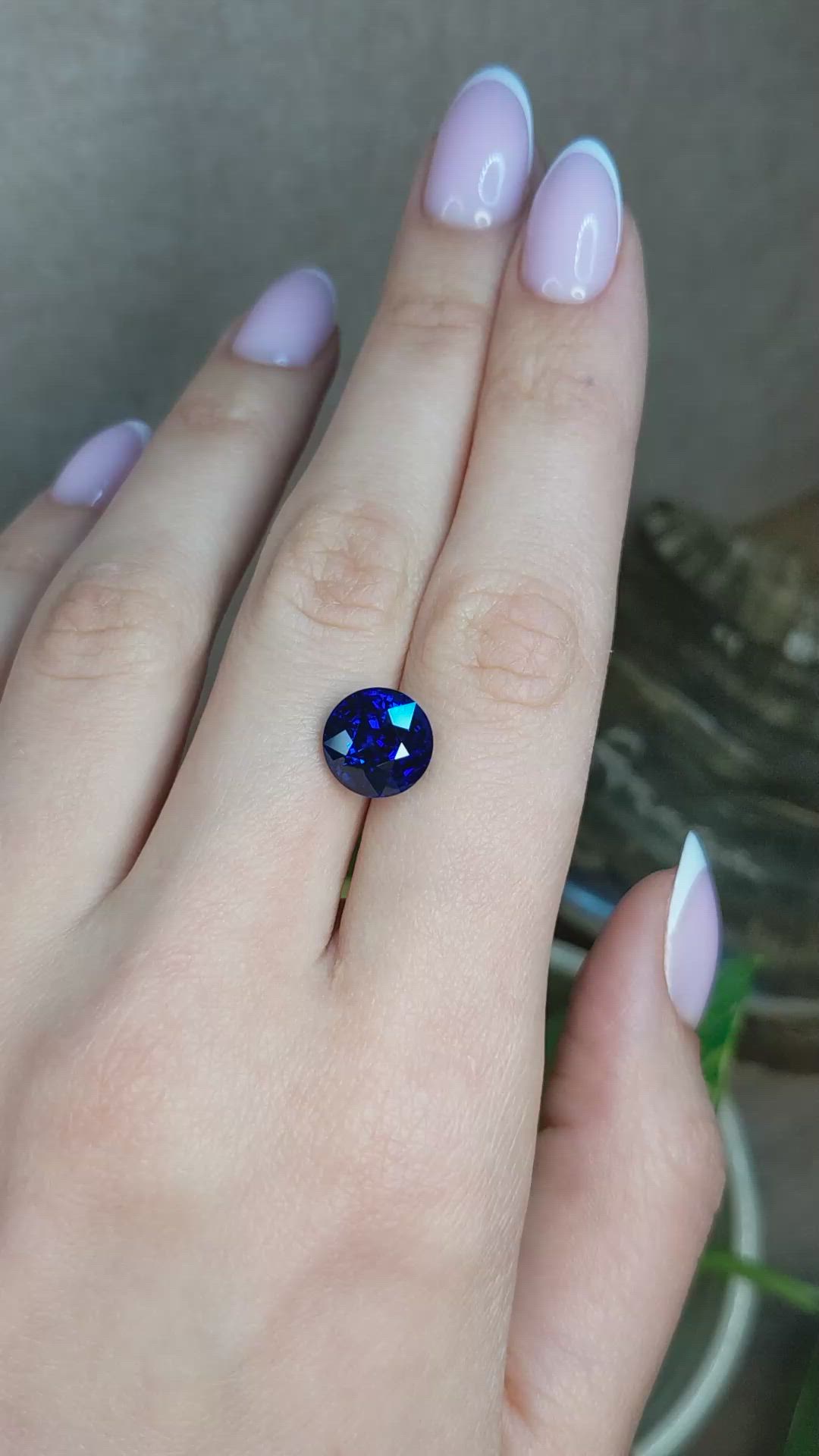 6.04 Ct. Blue Sapphire from Madagascar Size Video