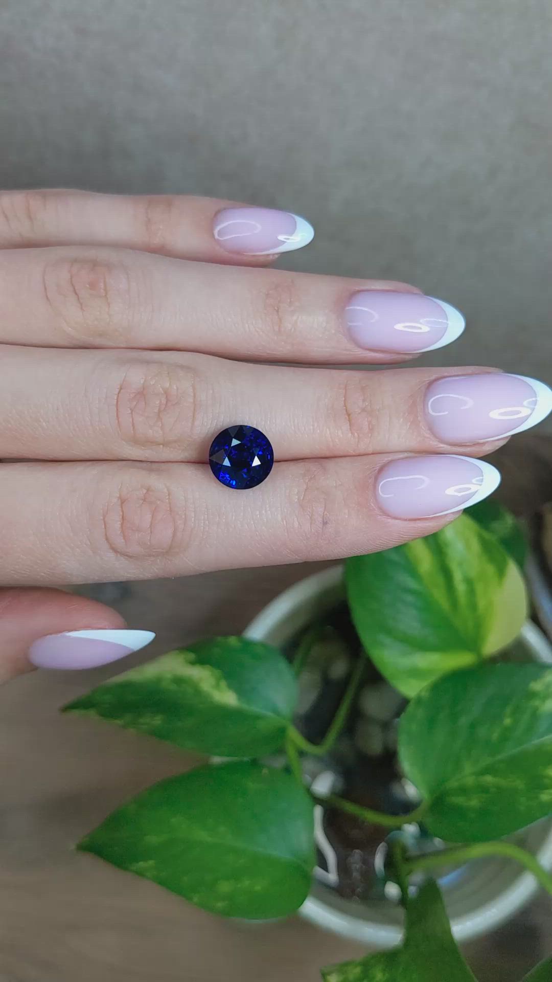 6.04 Ct. Blue Sapphire from Madagascar Size Video