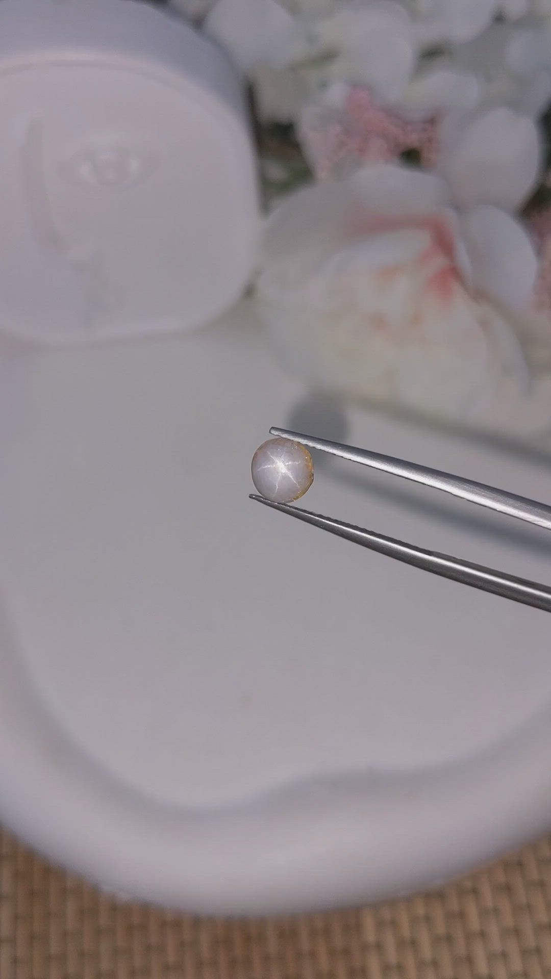 2.35 Ct. Purple Star Sapphire from Ceylon (Sri Lanka) Size Video