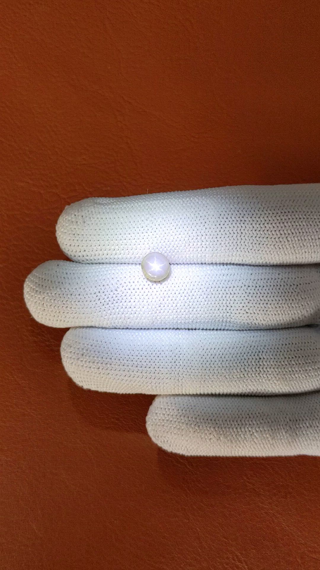 2.35 Ct. Purple Star Sapphire from Ceylon (Sri Lanka) Size Video