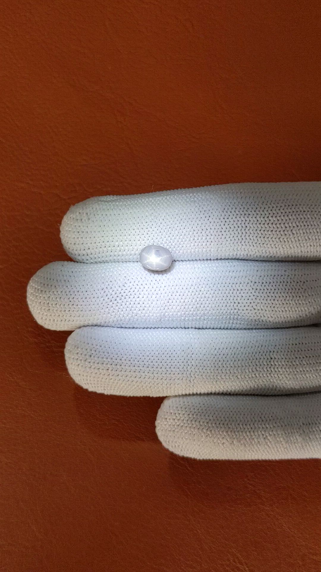 2.64 Ct. Grey Star Sapphire from Ceylon (Sri Lanka) Size Video