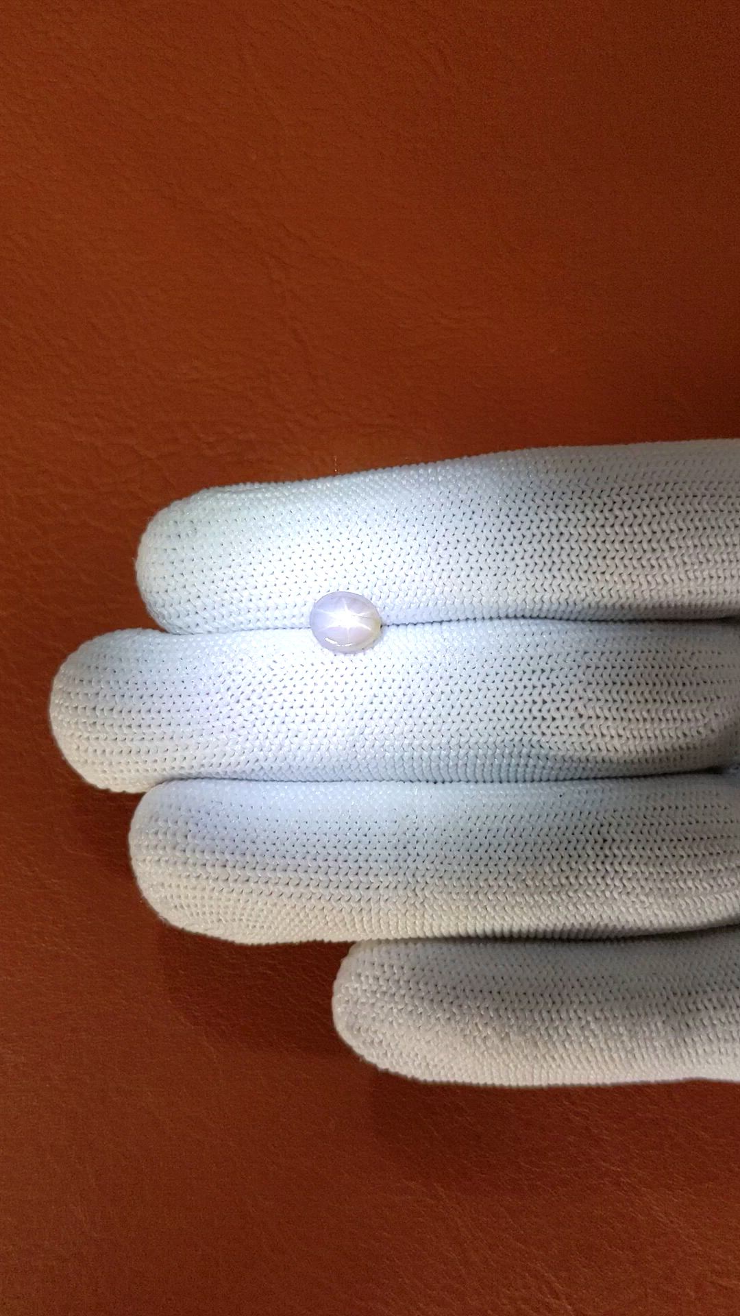 1.57 Ct. Grey Star Sapphire from Ceylon (Sri Lanka) Size Video