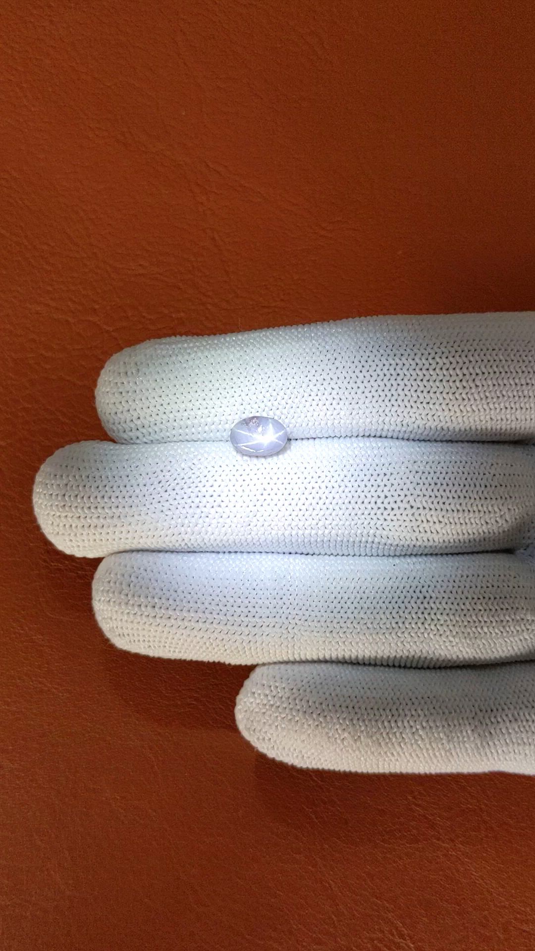 2.21 Ct. Greyish Blue Star Sapphire from Ceylon (Sri Lanka) Size Video
