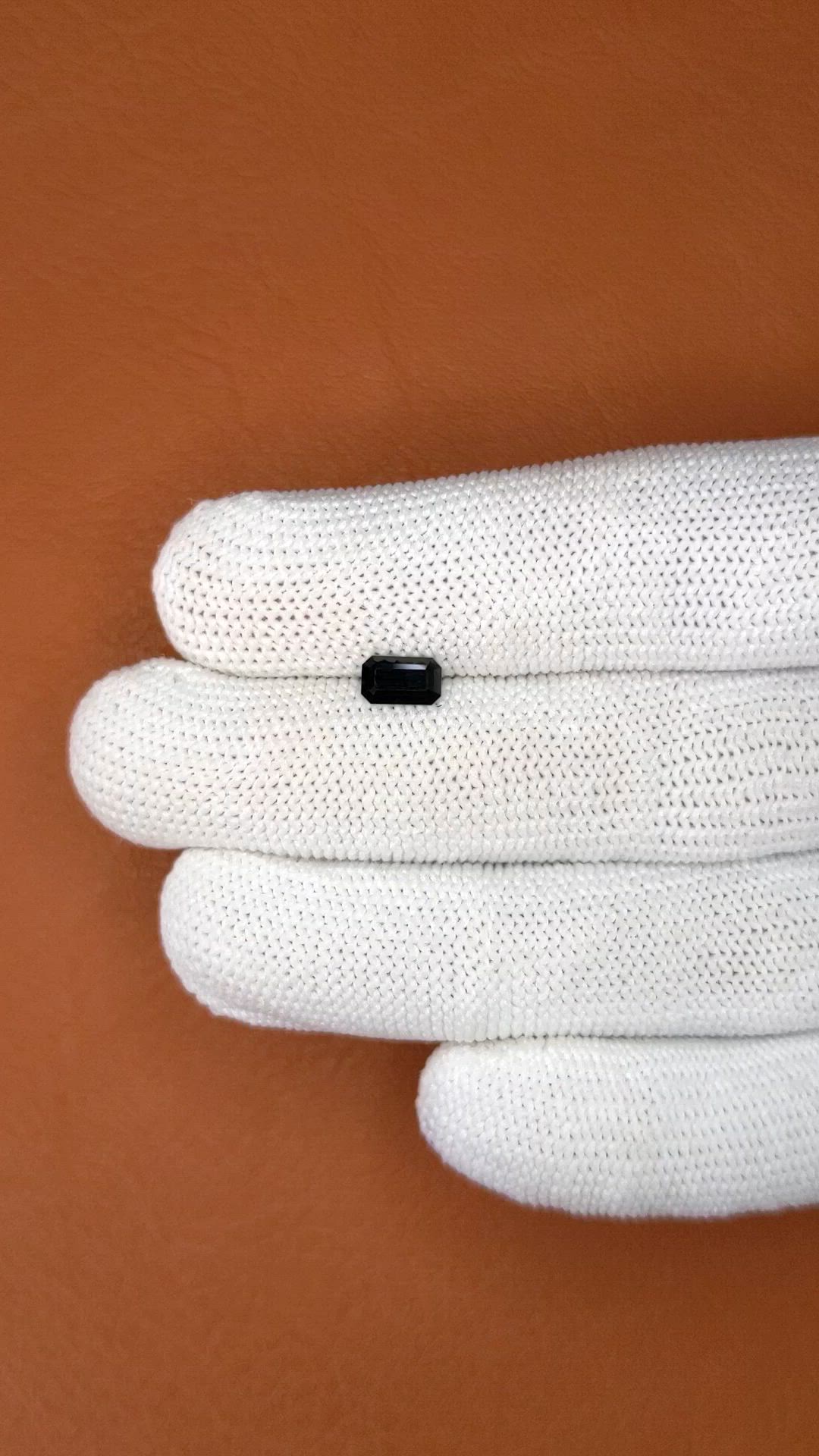 0.81 Ct. Blue Sapphire from Ceylon (Sri Lanka) Size Video