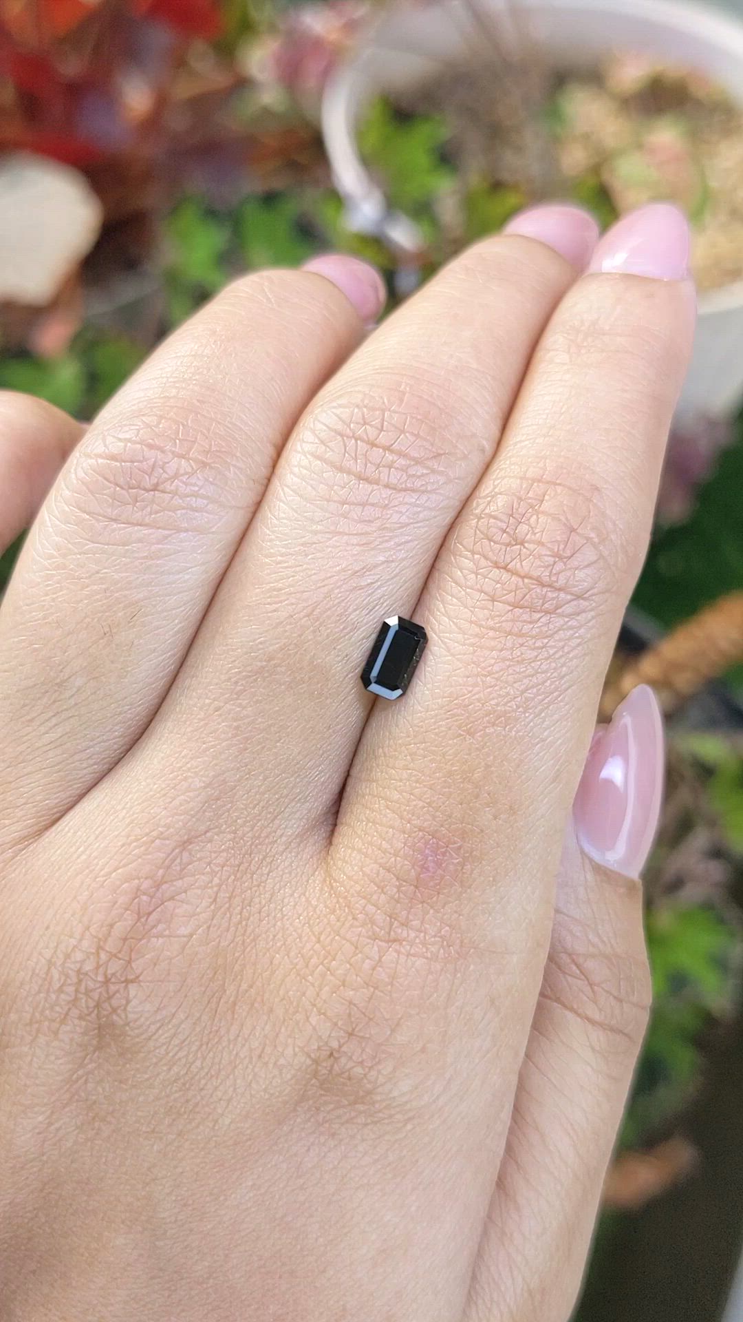 0.81 Ct. Blue Sapphire from Ceylon (Sri Lanka) Size Video