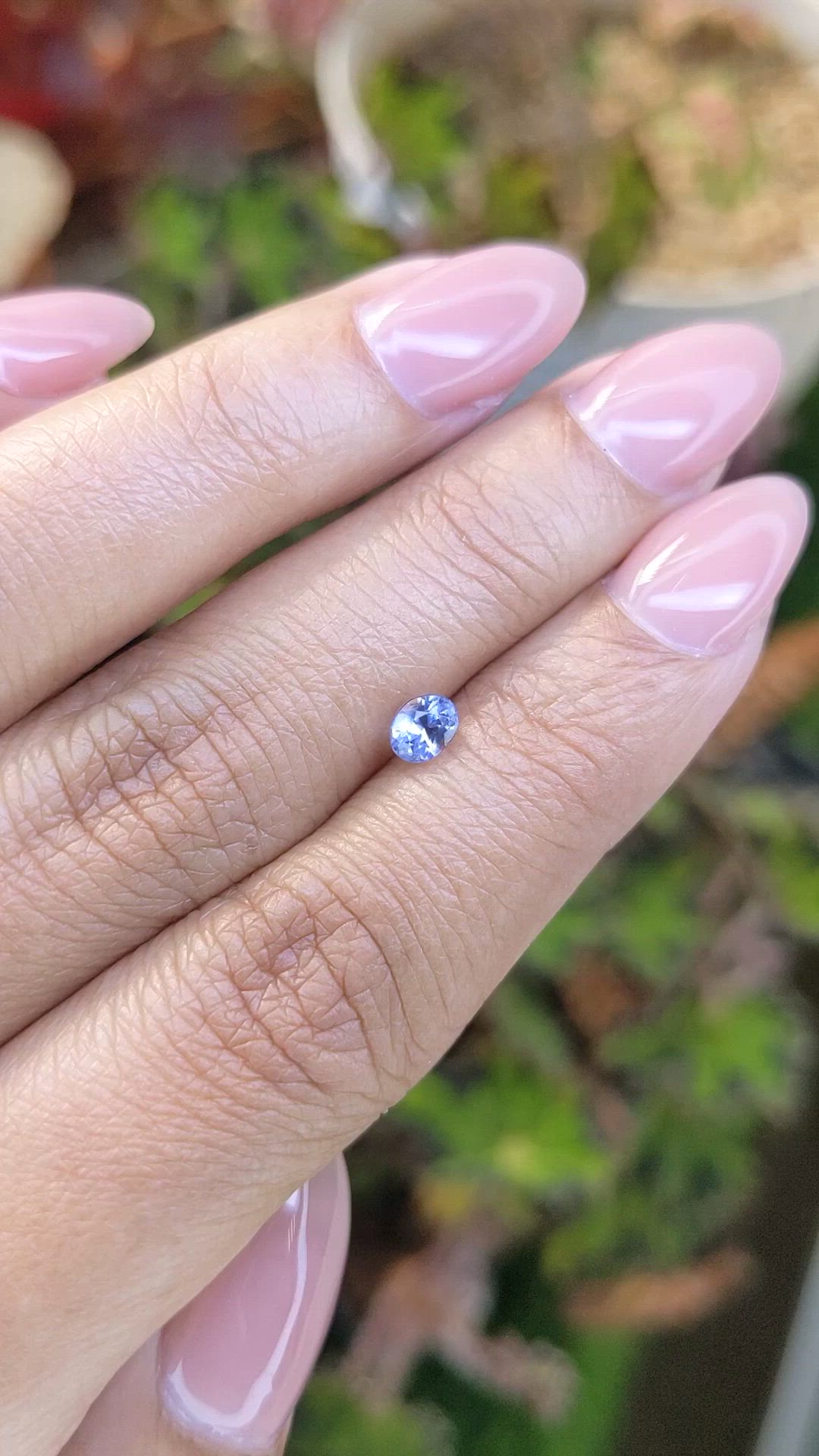 0.50 Ct. Blue Sapphire from Ceylon (Sri Lanka) Size Video
