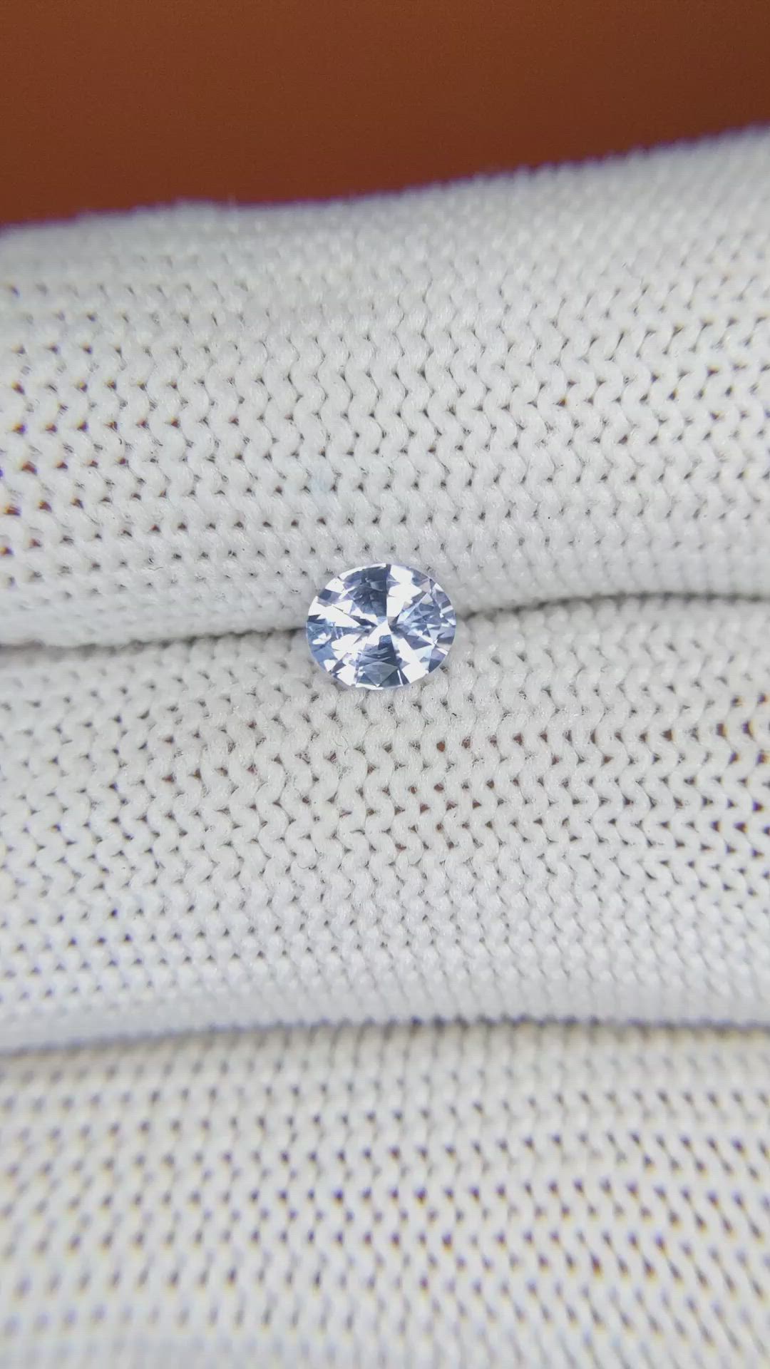 0.53 Ct. Blue Sapphire from Ceylon (Sri Lanka) Size Video