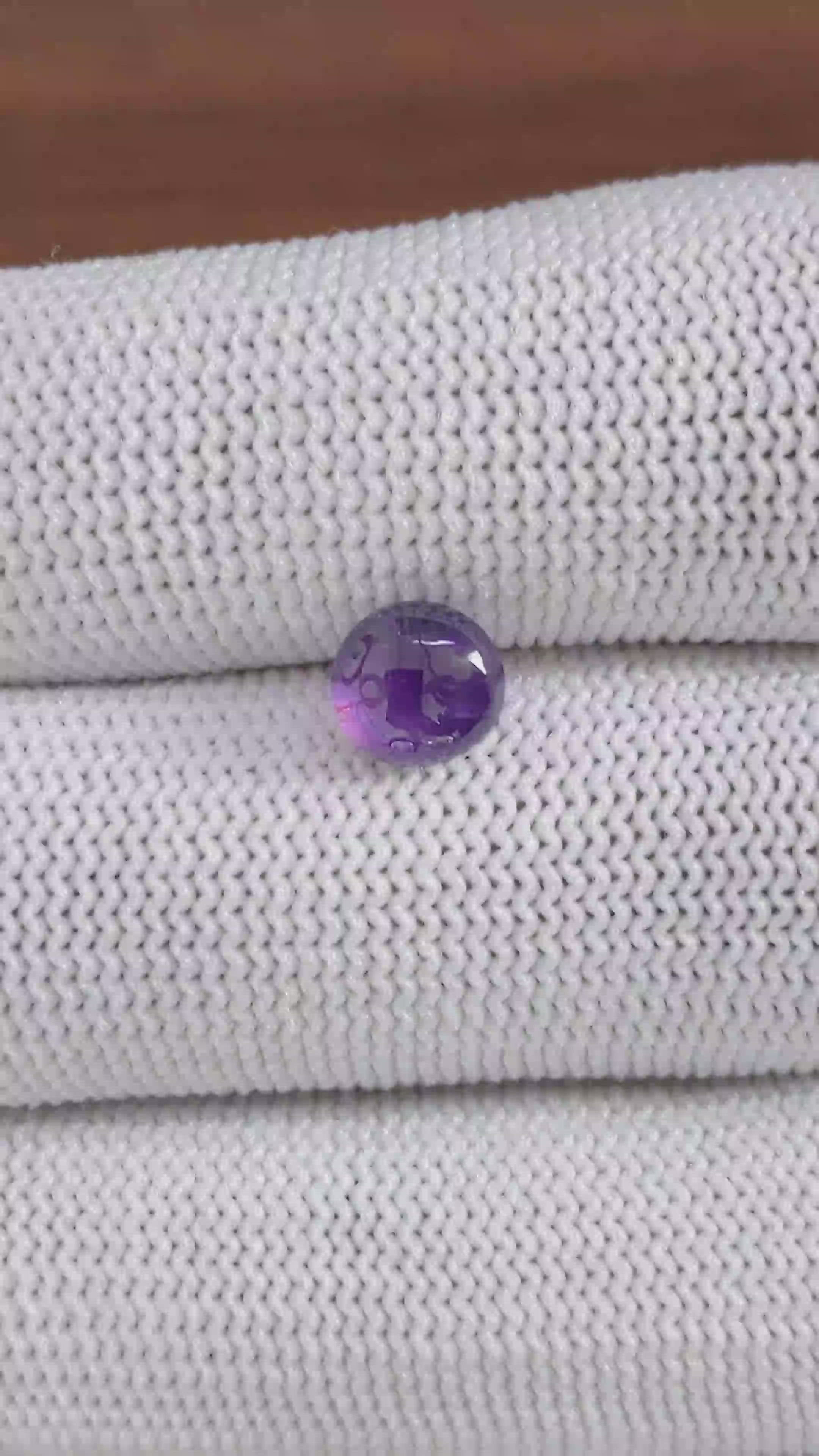 2.06 Ct. Purple Star Sapphire from Ceylon (Sri Lanka) Size Video