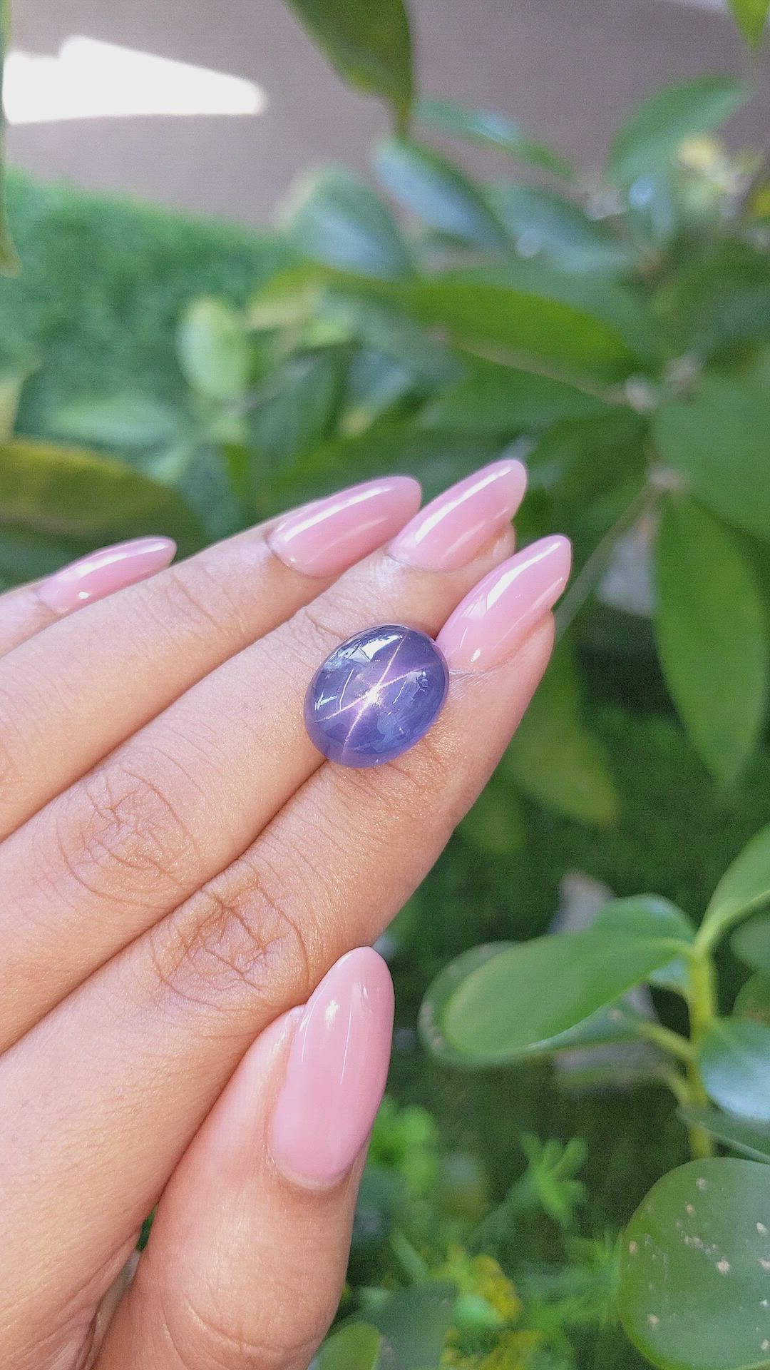 16.85 Ct. Blue Star Sapphire from Ceylon (Sri Lanka) Size Video