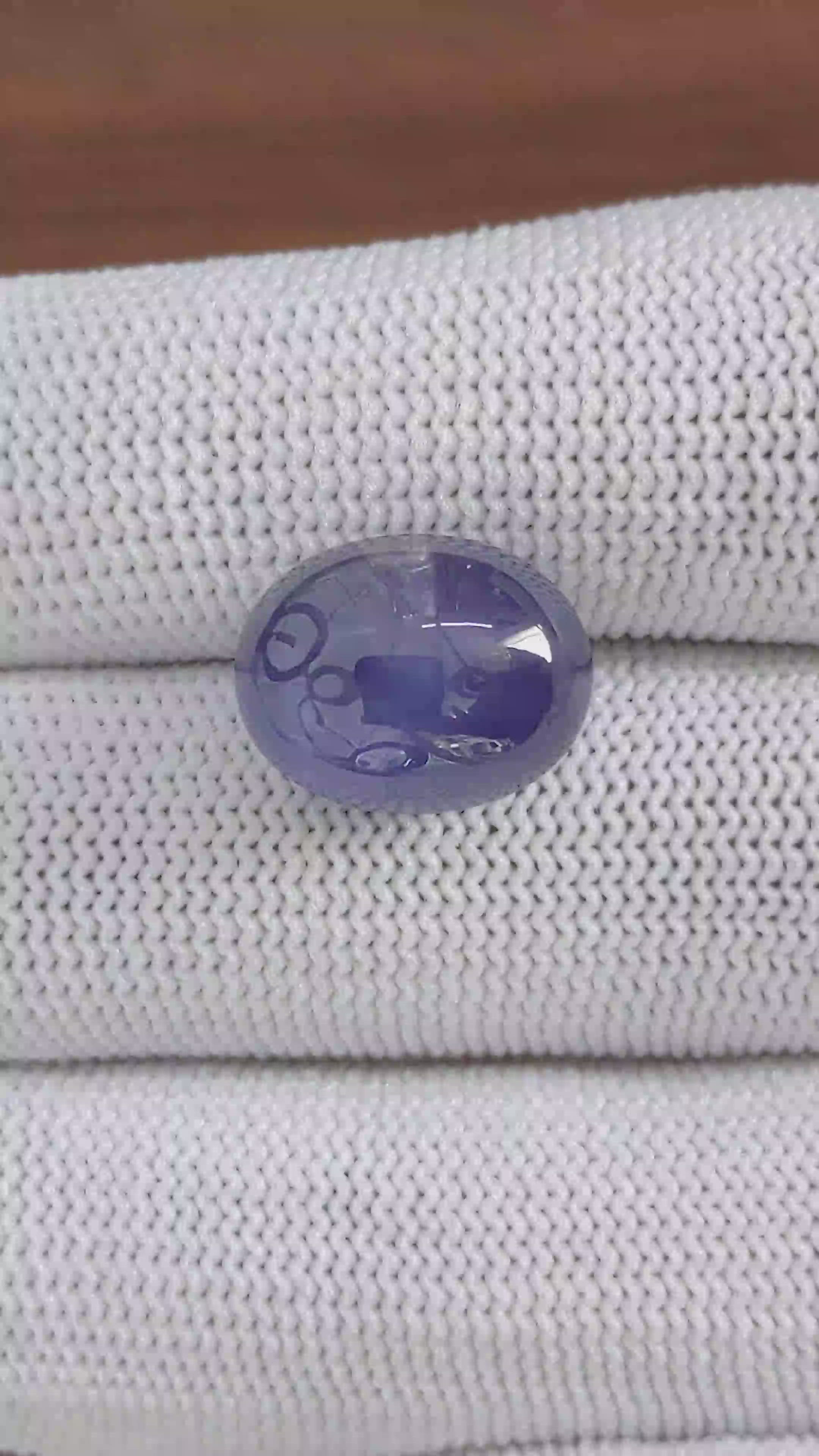 16.85 Ct. Blue Star Sapphire from Ceylon (Sri Lanka) Size Video