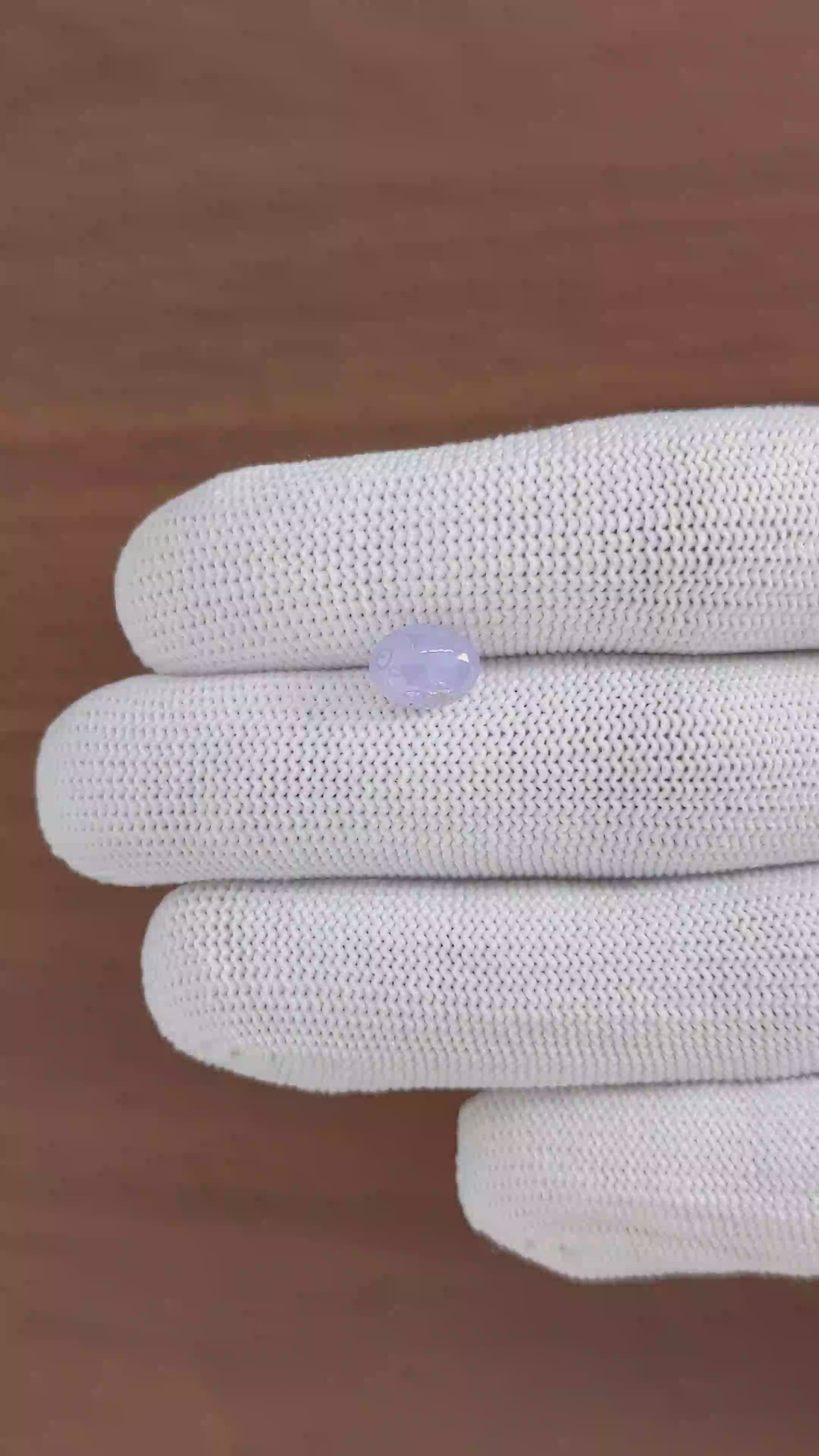 2.71 Ct. Greyish Blue Star Sapphire from Ceylon (Sri Lanka) Size Video