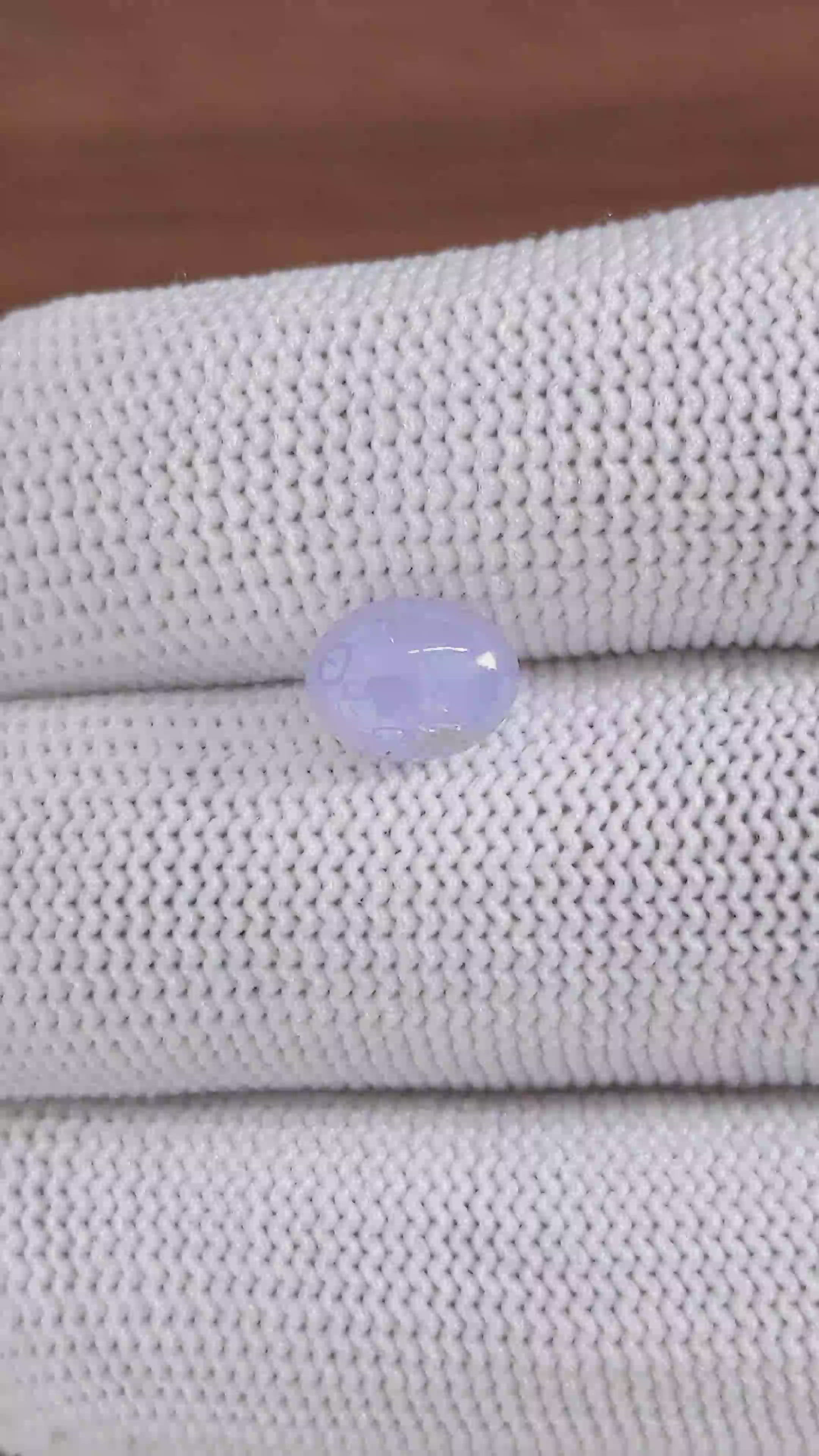 2.71 Ct. Greyish Blue Star Sapphire from Ceylon (Sri Lanka) Size Video