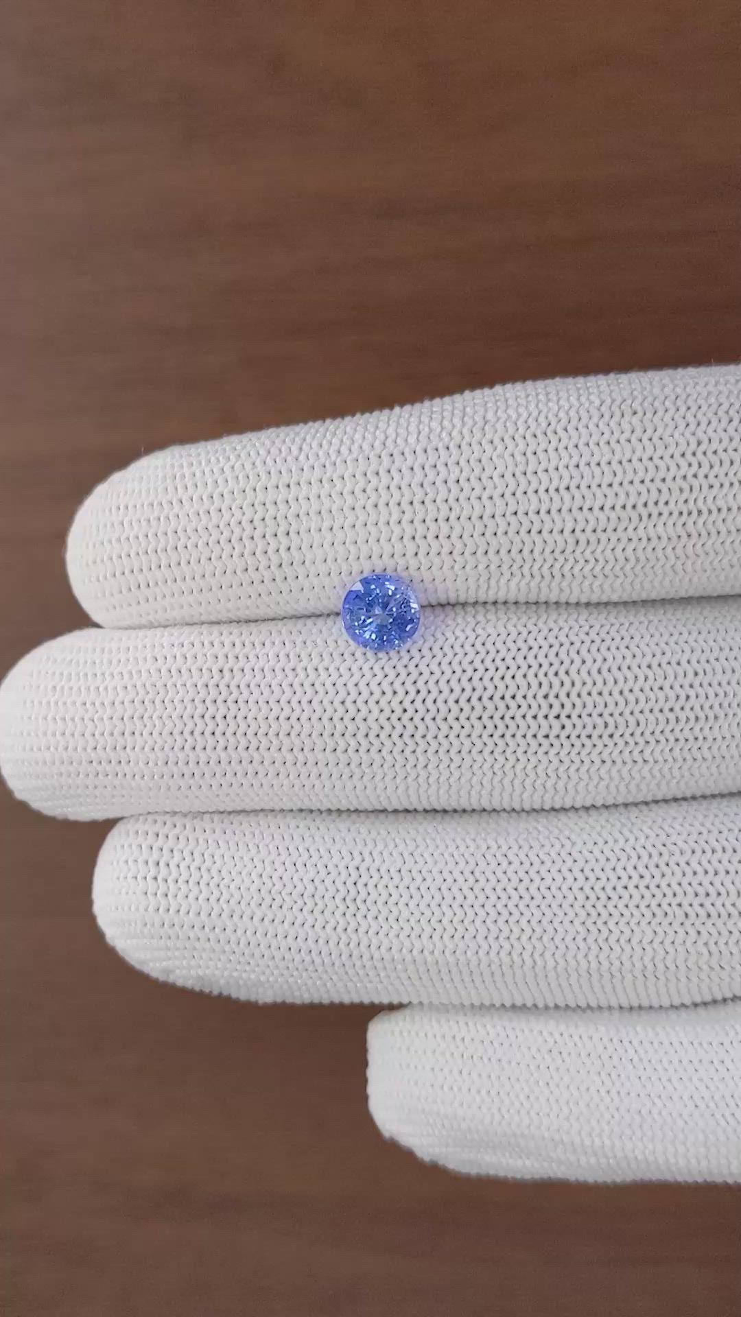 1.76 Ct. Blue Sapphire from Ceylon (Sri Lanka) Size Video