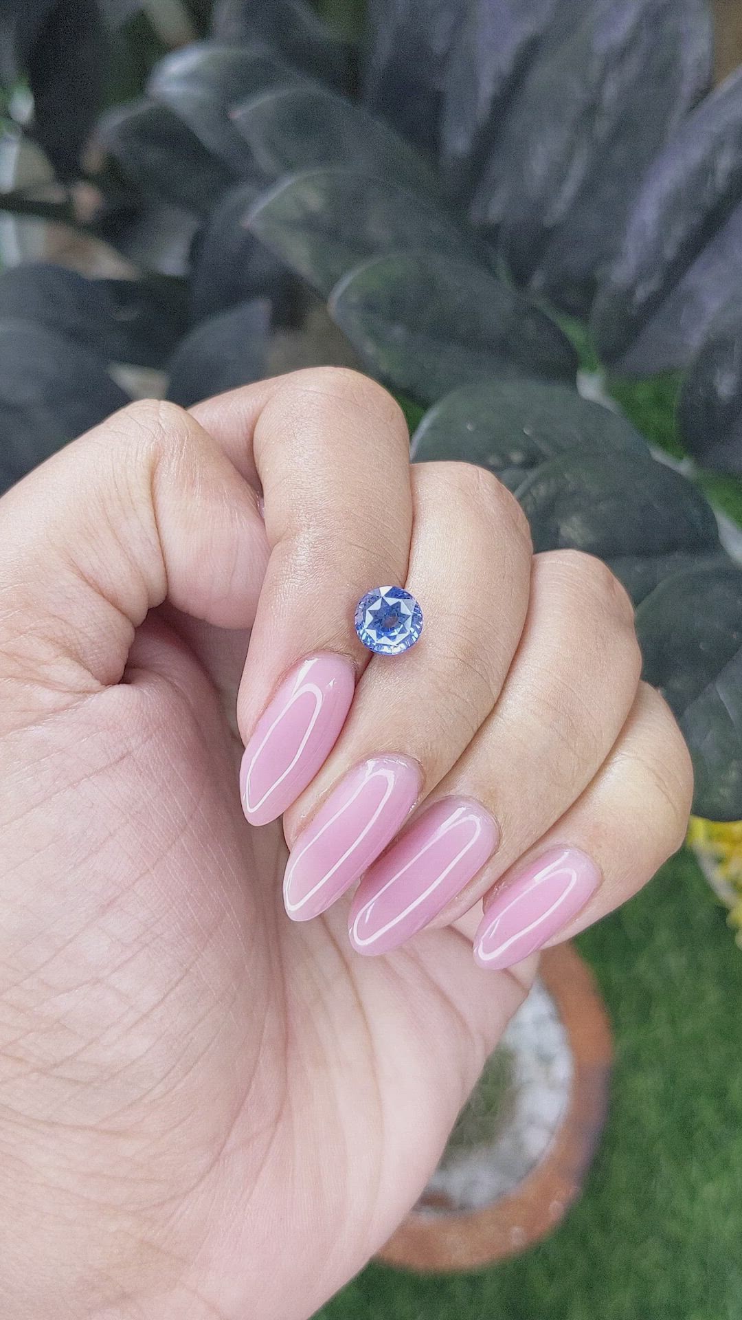1.76 Ct. Blue Sapphire from Ceylon (Sri Lanka) Size Video