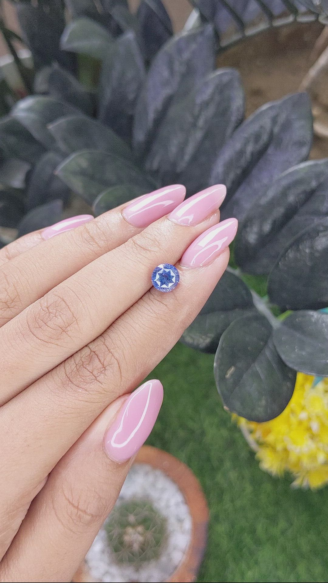 1.76 Ct. Blue Sapphire from Ceylon (Sri Lanka) Size Video