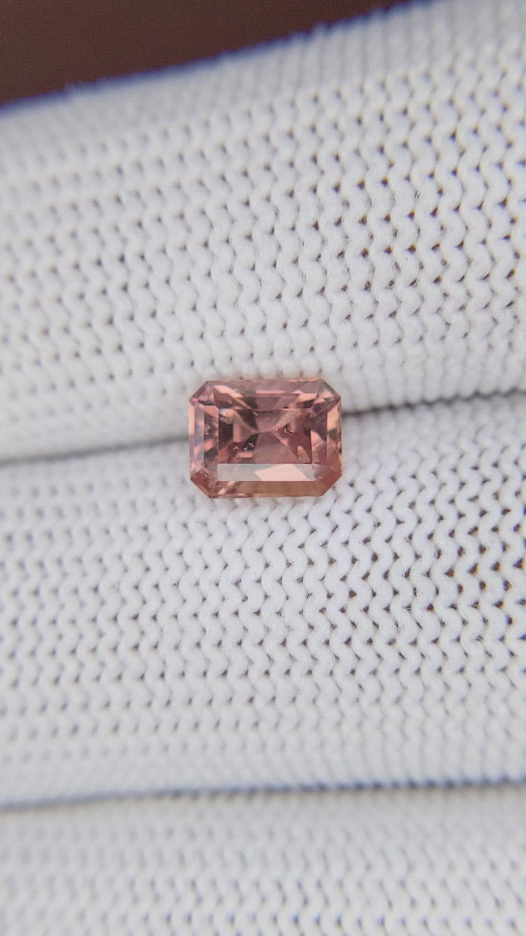 1.62 Ct. Brown Sapphire from Madagascar Size Video