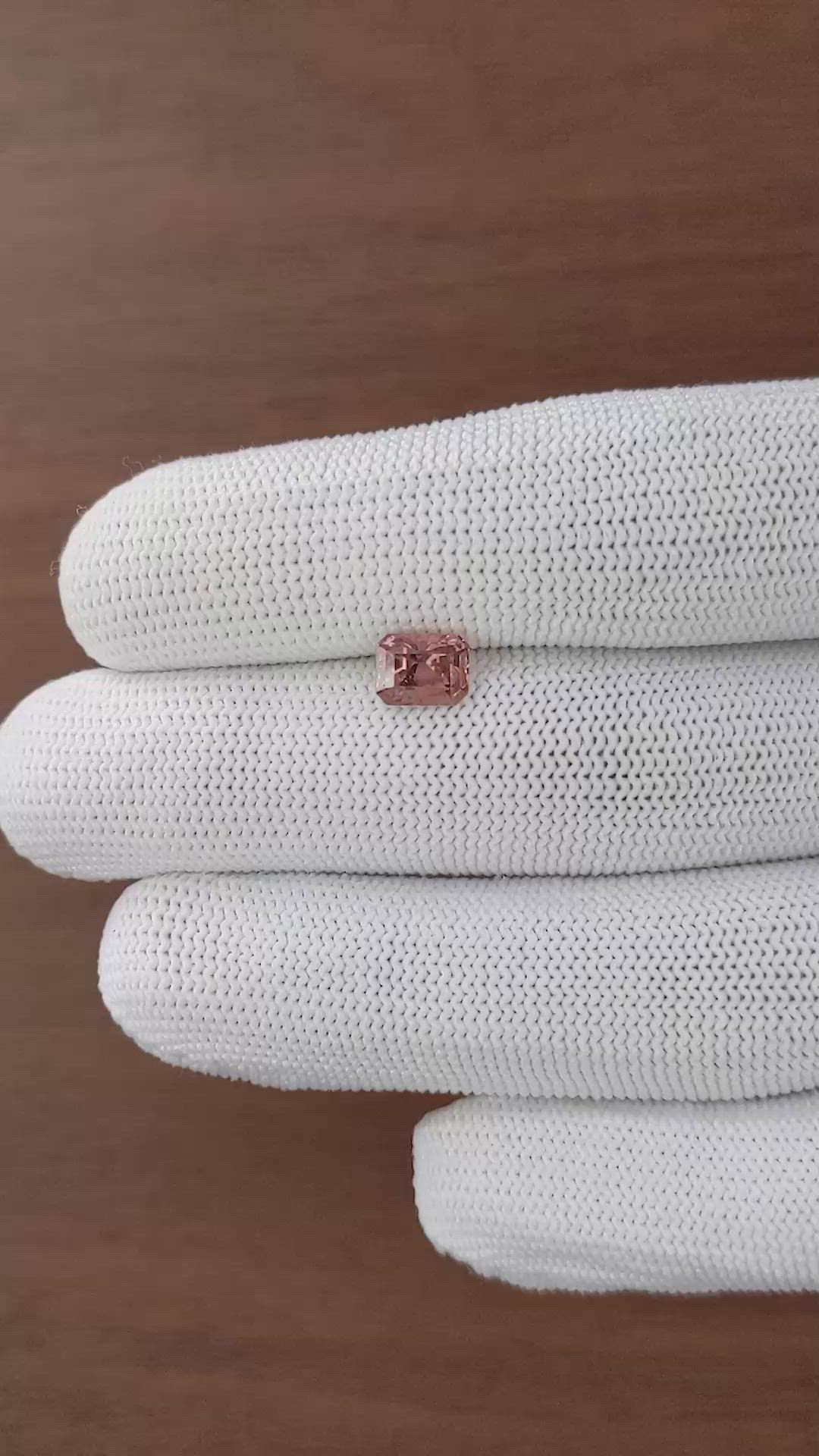 1.62 Ct. Brown Sapphire from Madagascar Size Video