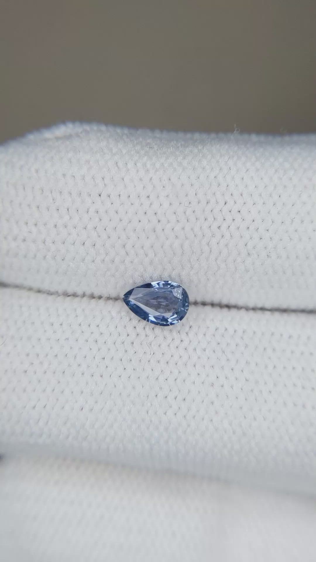 0.45 Ct. Blue Sapphire from Ceylon (Sri Lanka) Size Video