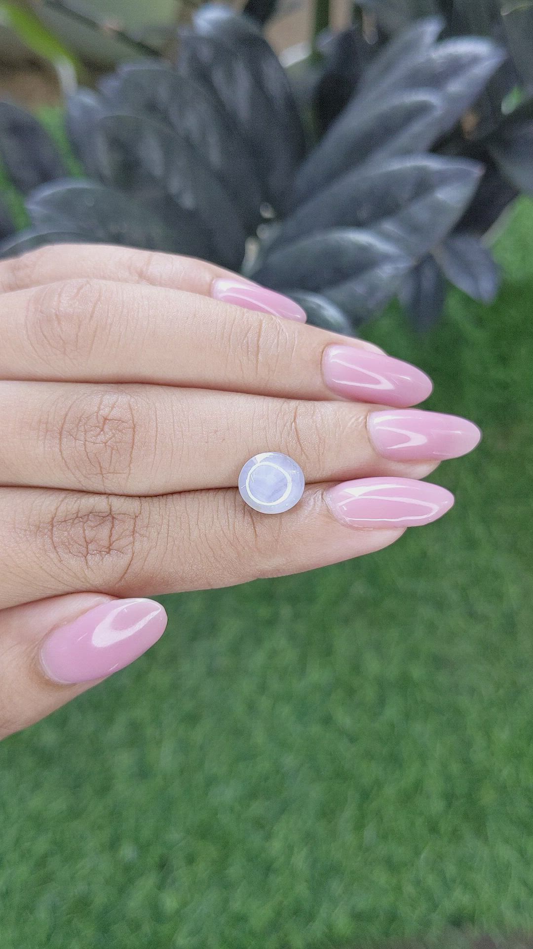 3.27 Ct. Grey Star Sapphire from Ceylon (Sri Lanka) Size Video